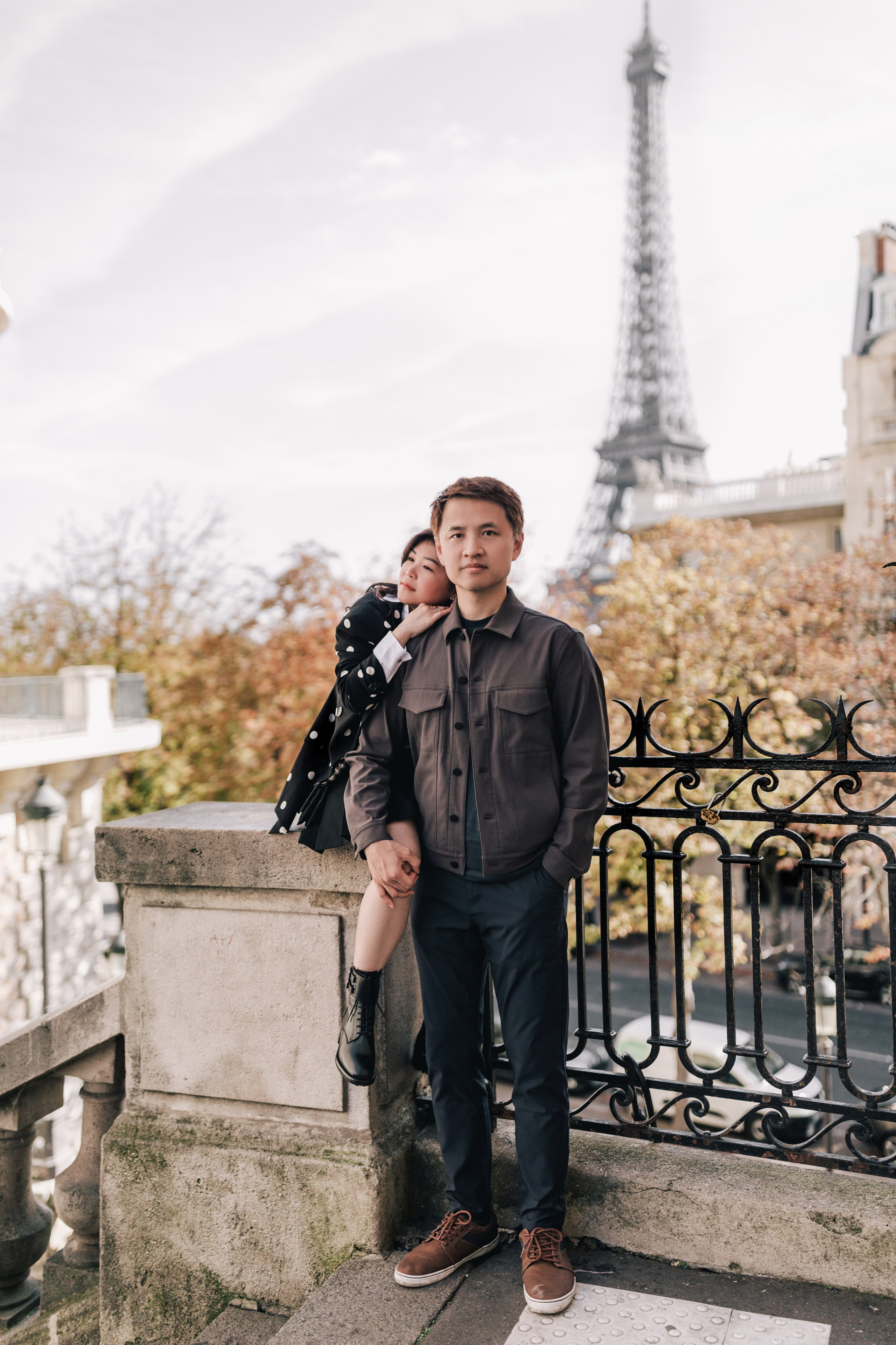 Photo-shooting in Paris (Trish & Reno). Photographe à Rouen, France