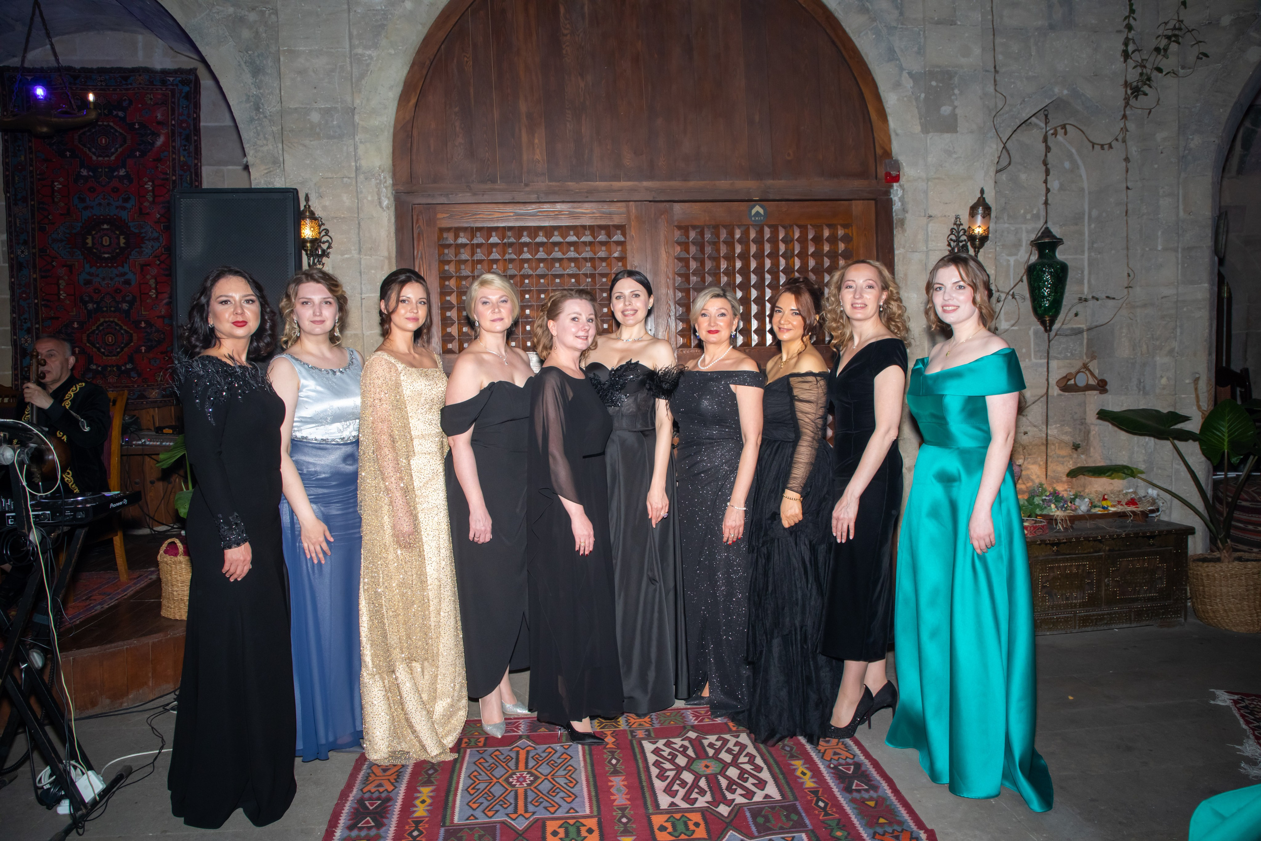 Gala-Dinner with the French Countess, the main etiquette expert Marie de Tilly. Baku Photographer