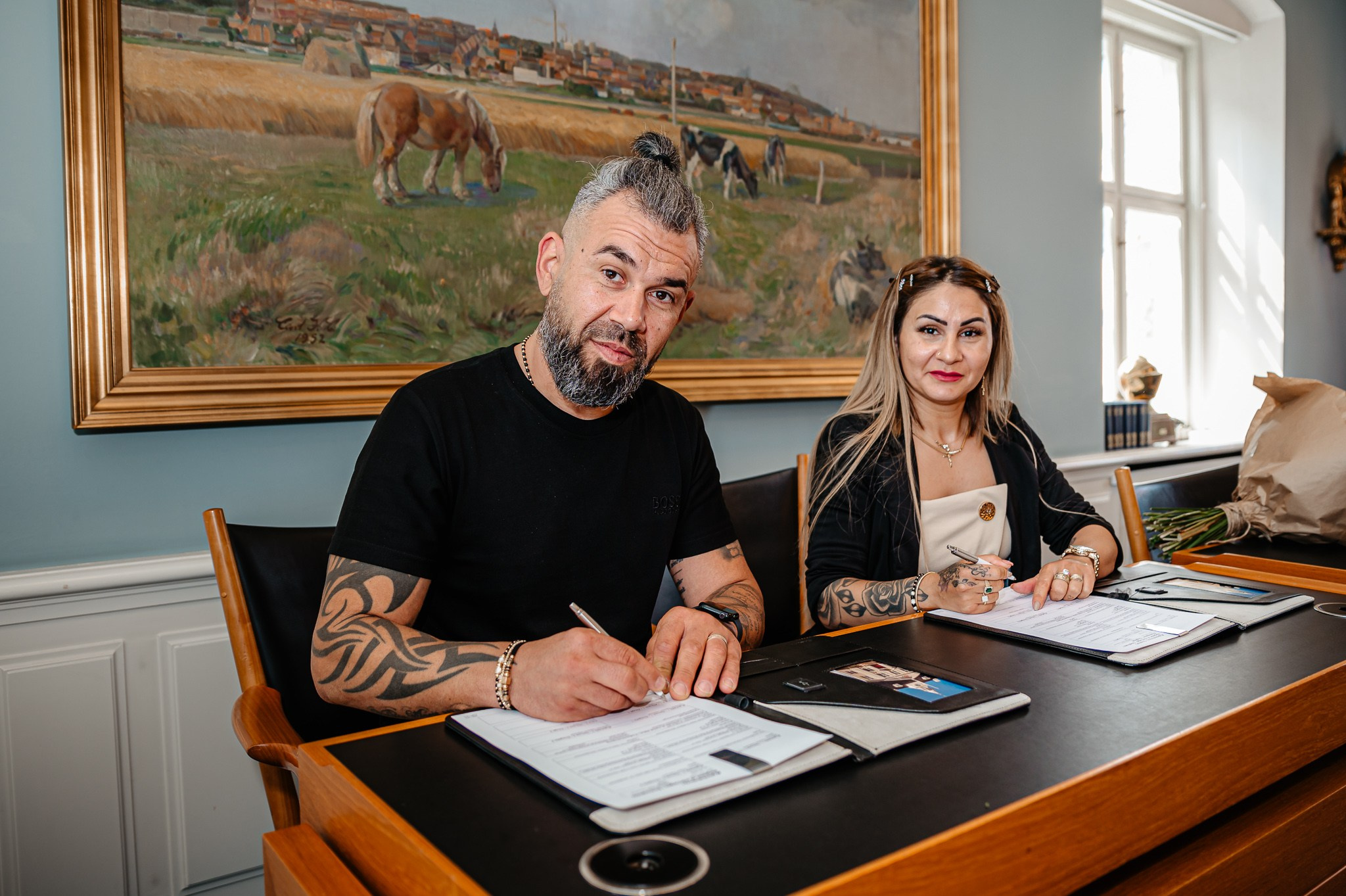 Cununie civilă în Randers. DanFotograf.dk