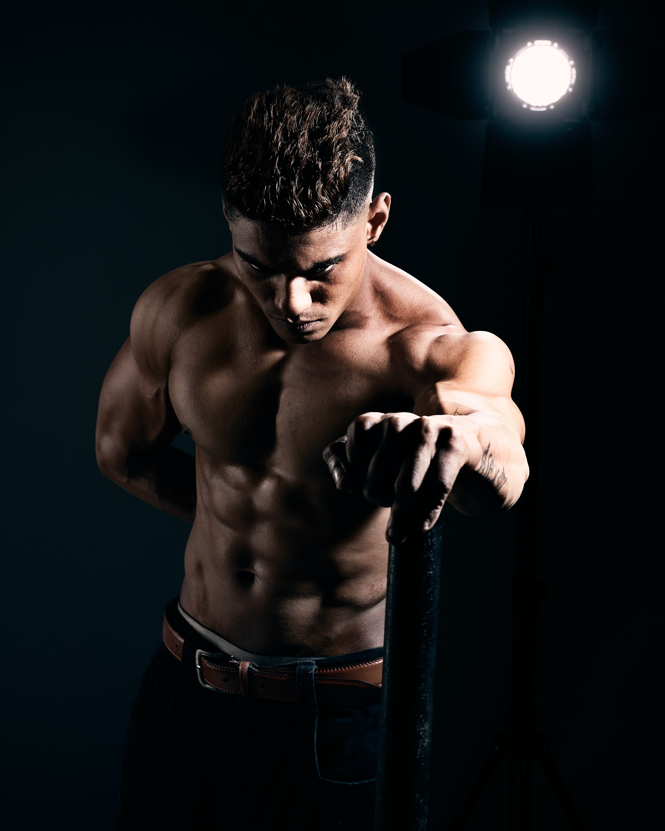 Bodybuilding Fitness Portrait in Chennai