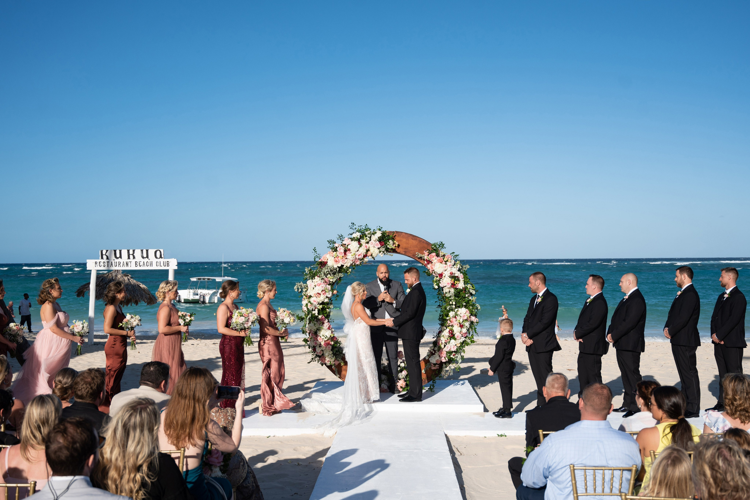 Dream Wedding of Caitlin & Ryan at Kukua Beach, Punta Cana