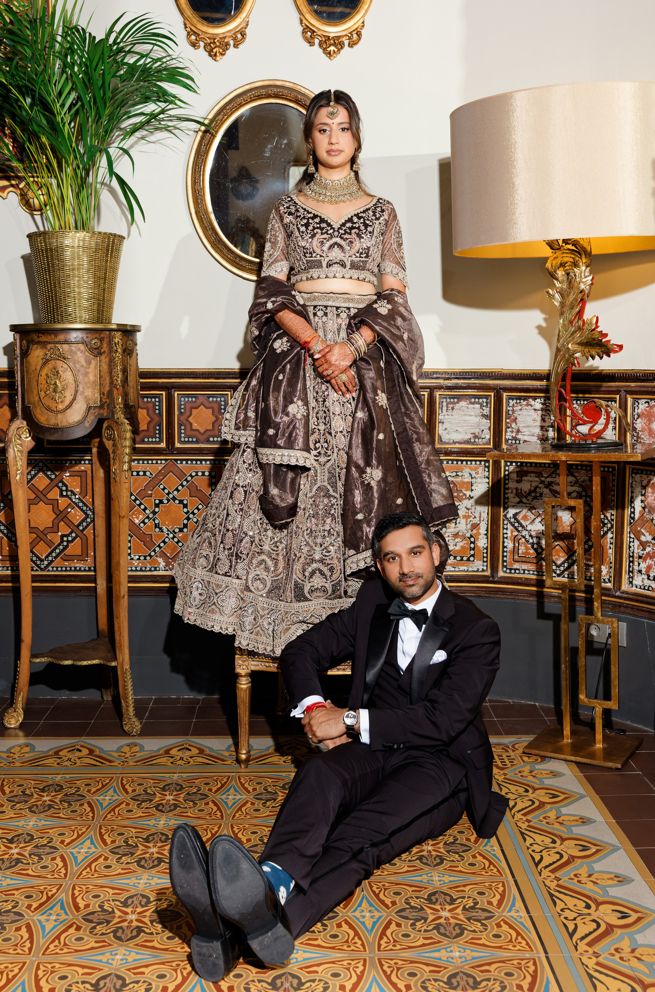 Indian wedding at Gran Villa Rosa, Barcelona
