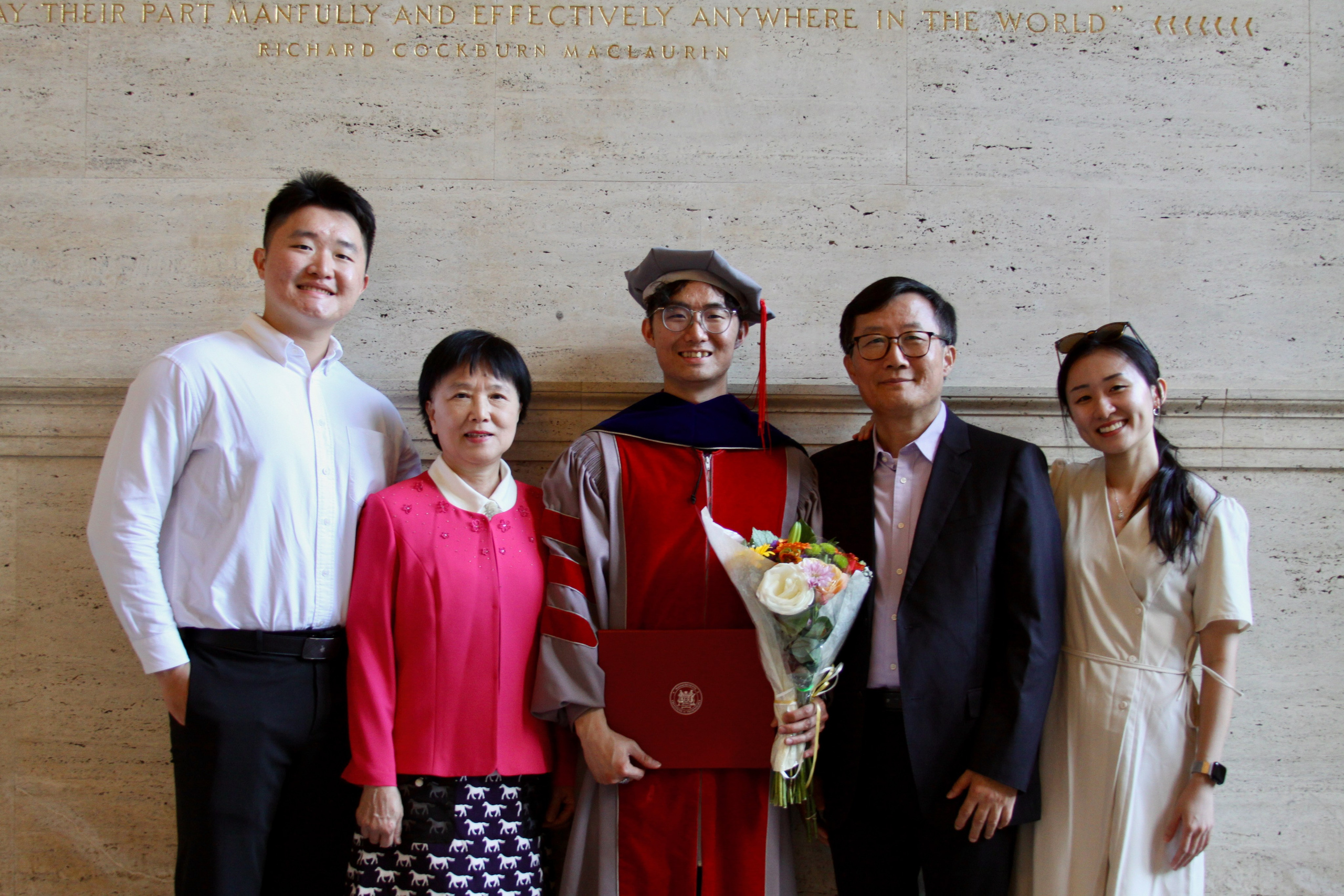 PhD graduation with Elton. Kelly Sang, graduation and portrait photographer in Boston