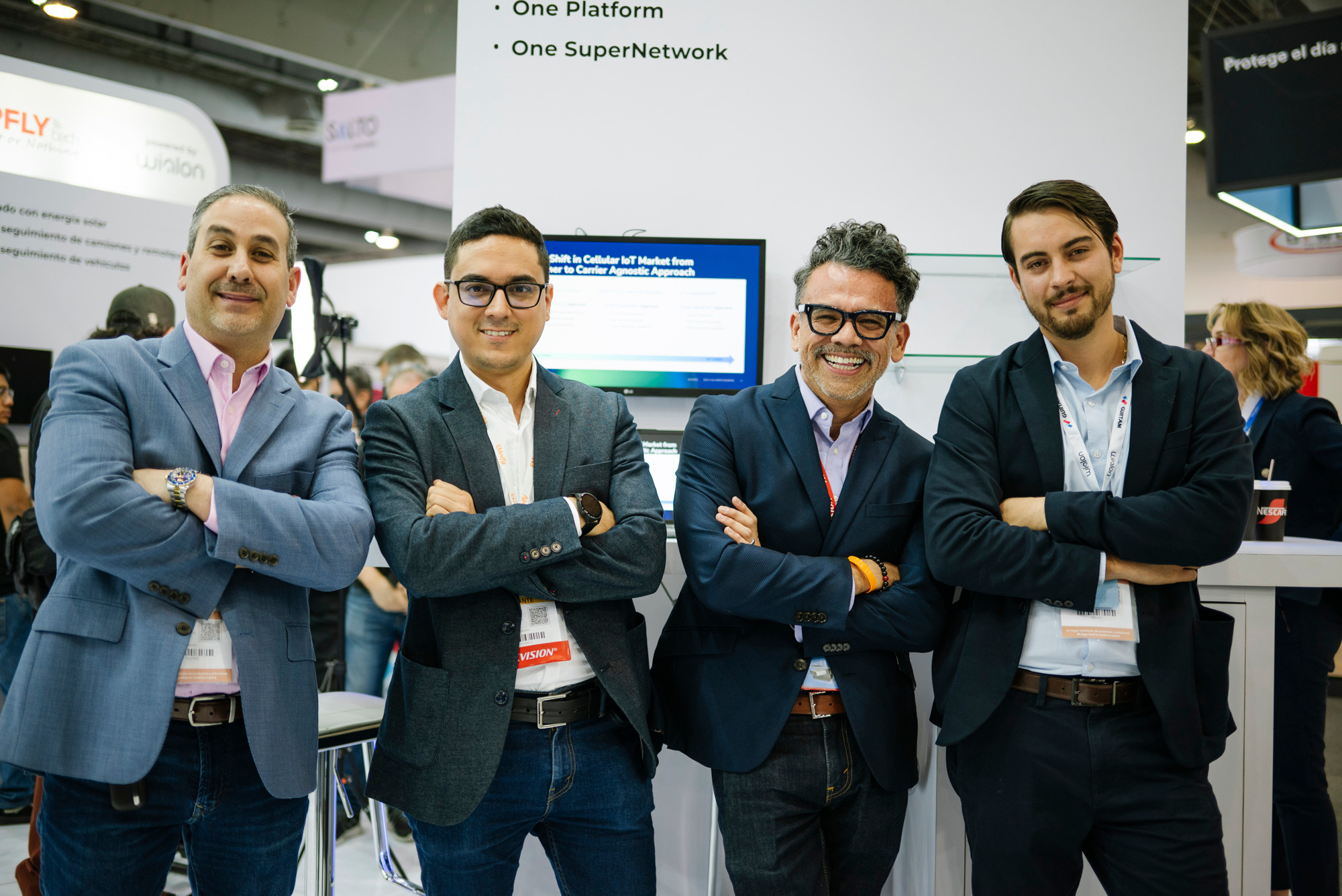 Asistentes en cumbre empresarial en Ciudad de México