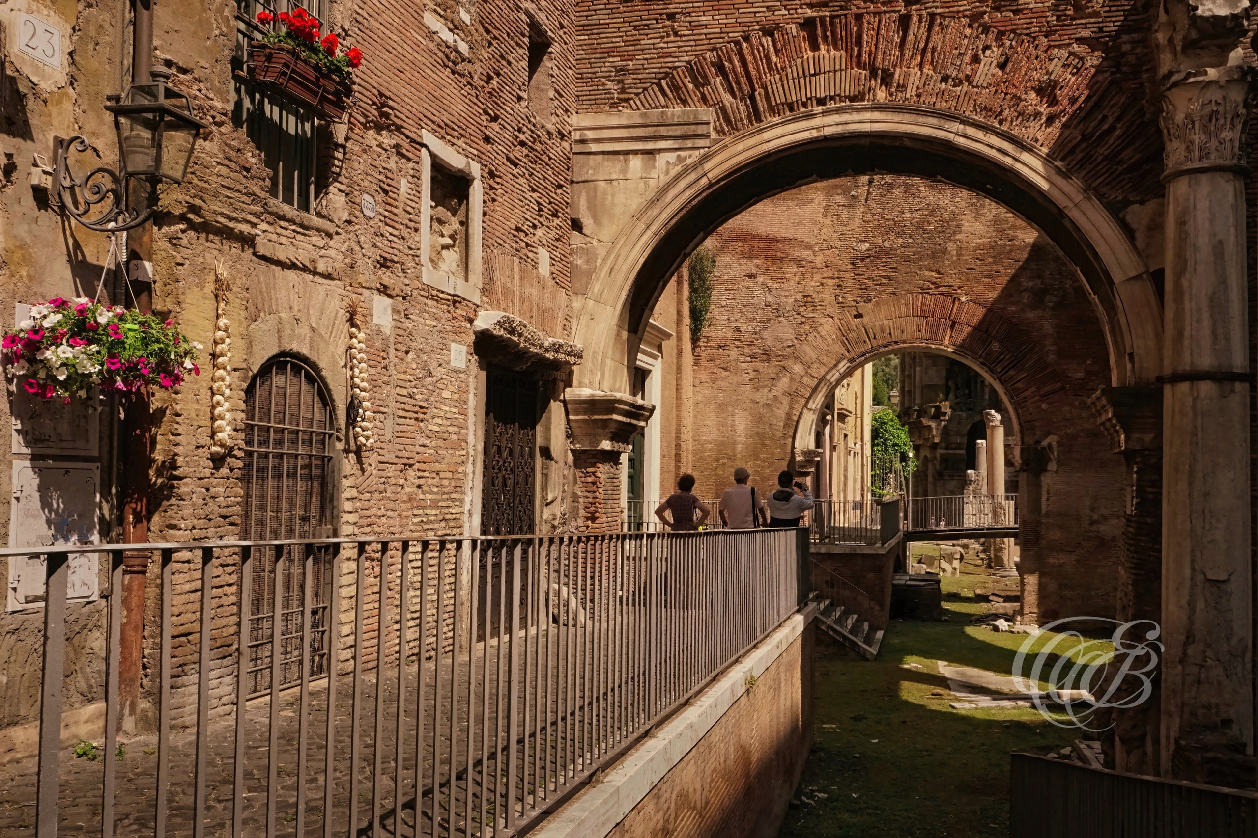 Photography of Italy — Rome, Ancient Stone Wall of the Porticus Octaviae in the Jewish Ghetto — Eduardo Bartoli Fine Art & Travel Photography