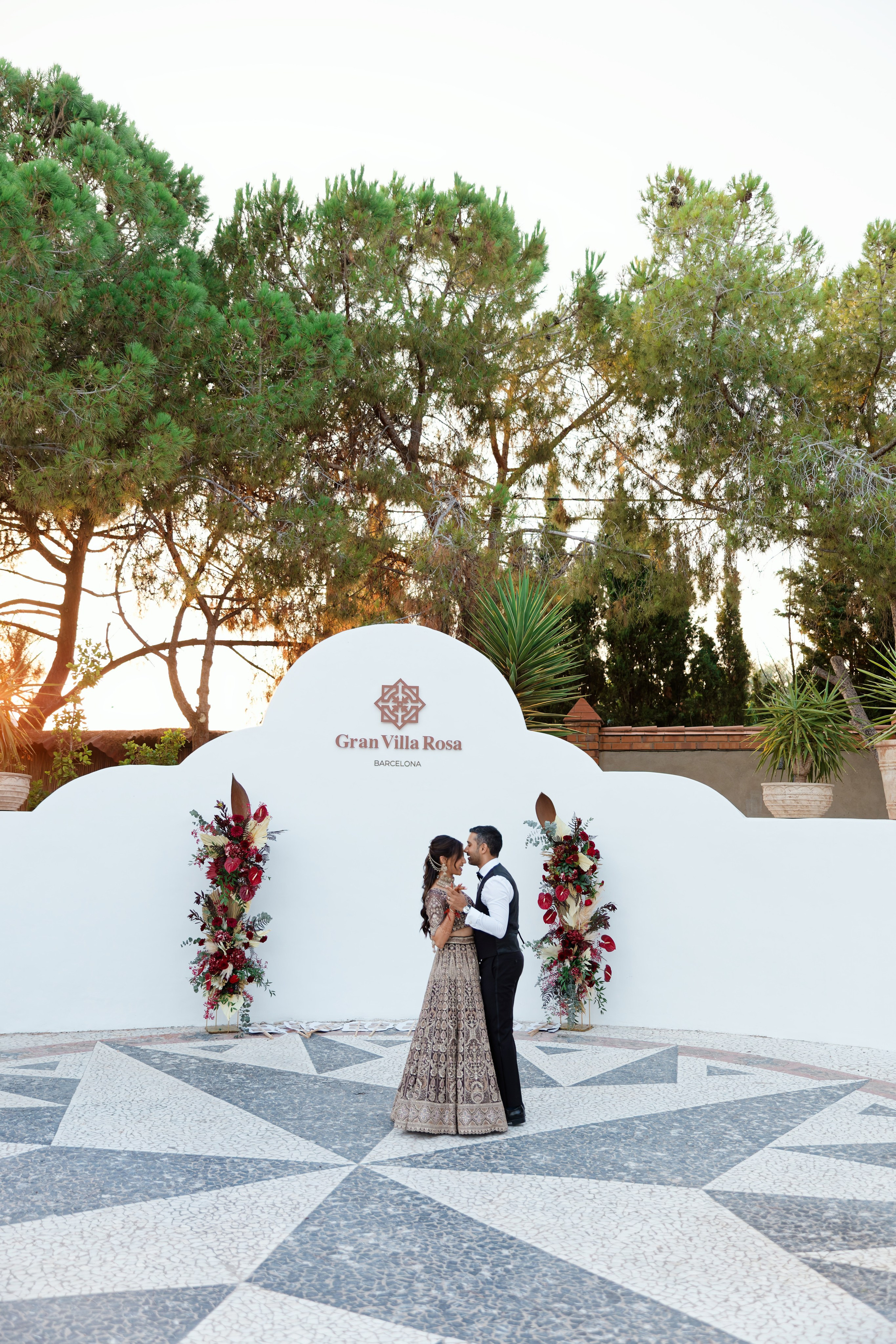 Indian wedding at Gran Villa Rosa, Barcelona