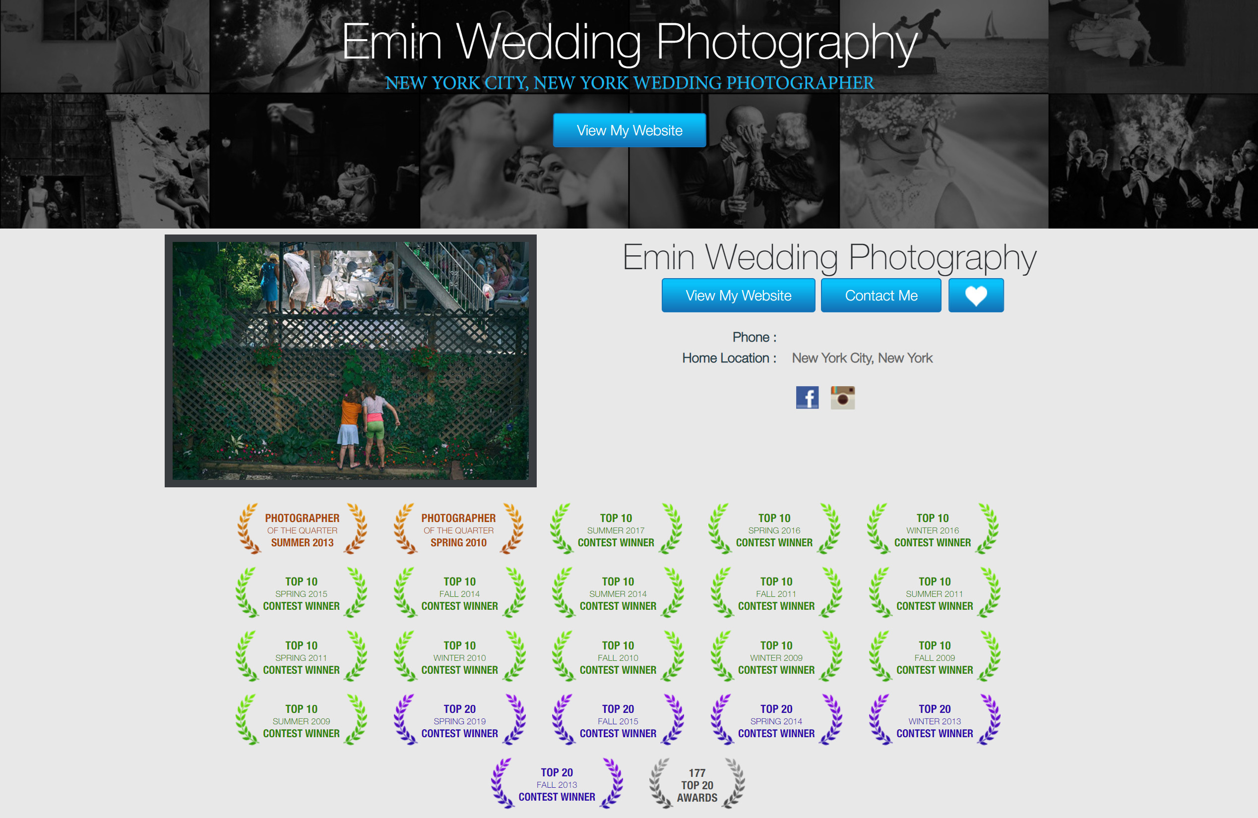 2010,2013 — ISPWP Photographer of the Quarter. Emin Kuliyev — Award-Winning Wedding Photojournalist NYC & USA | Best Wedding Photographer Known for Candid, Timeless Moments