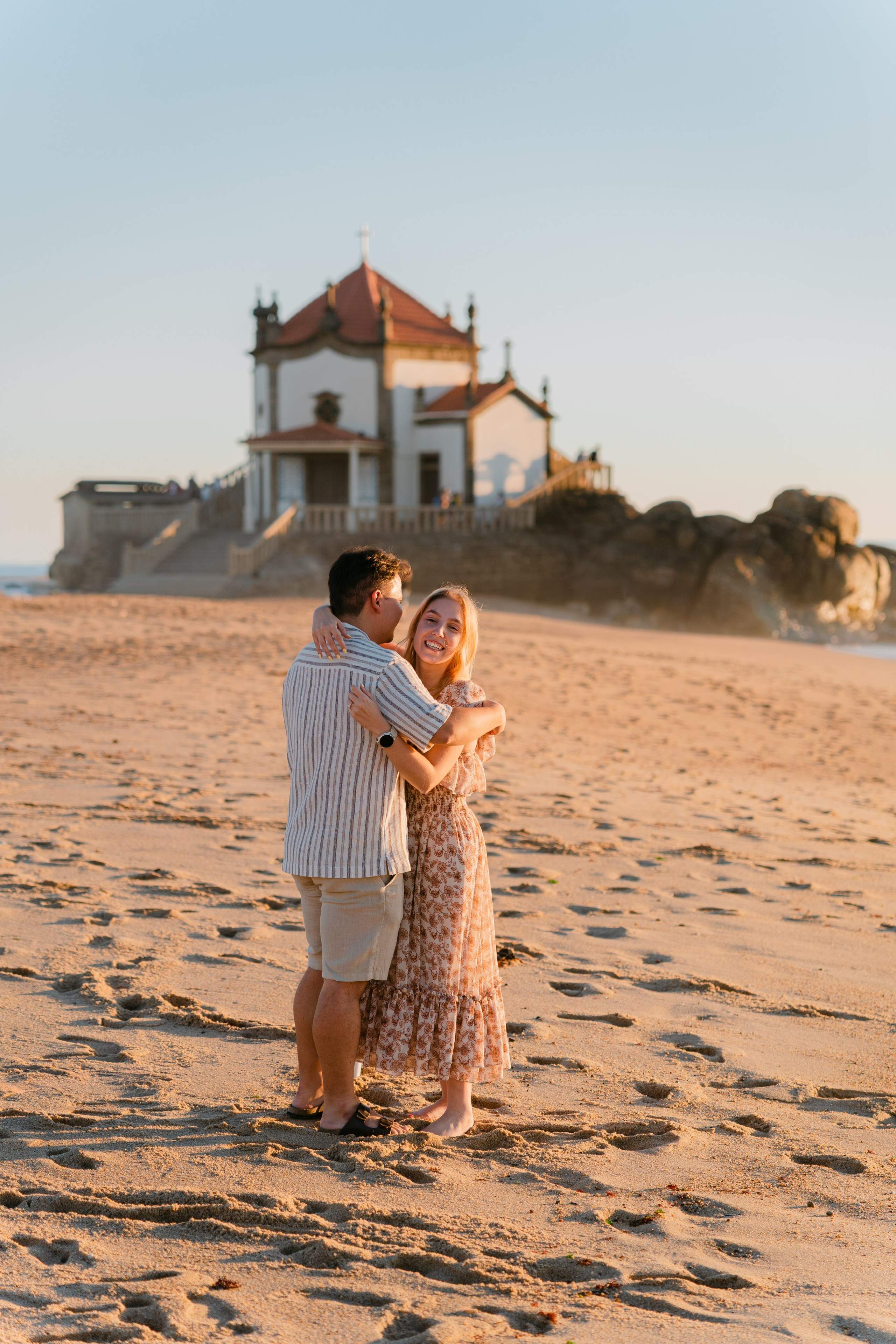 Wedding Proposal at Senhor da Pedra. Wedding & destination wedding photographer in Porto, Portugal — Davi Valente | Lisbon, Douro Valley, Rome, Tuscany & Lake Como