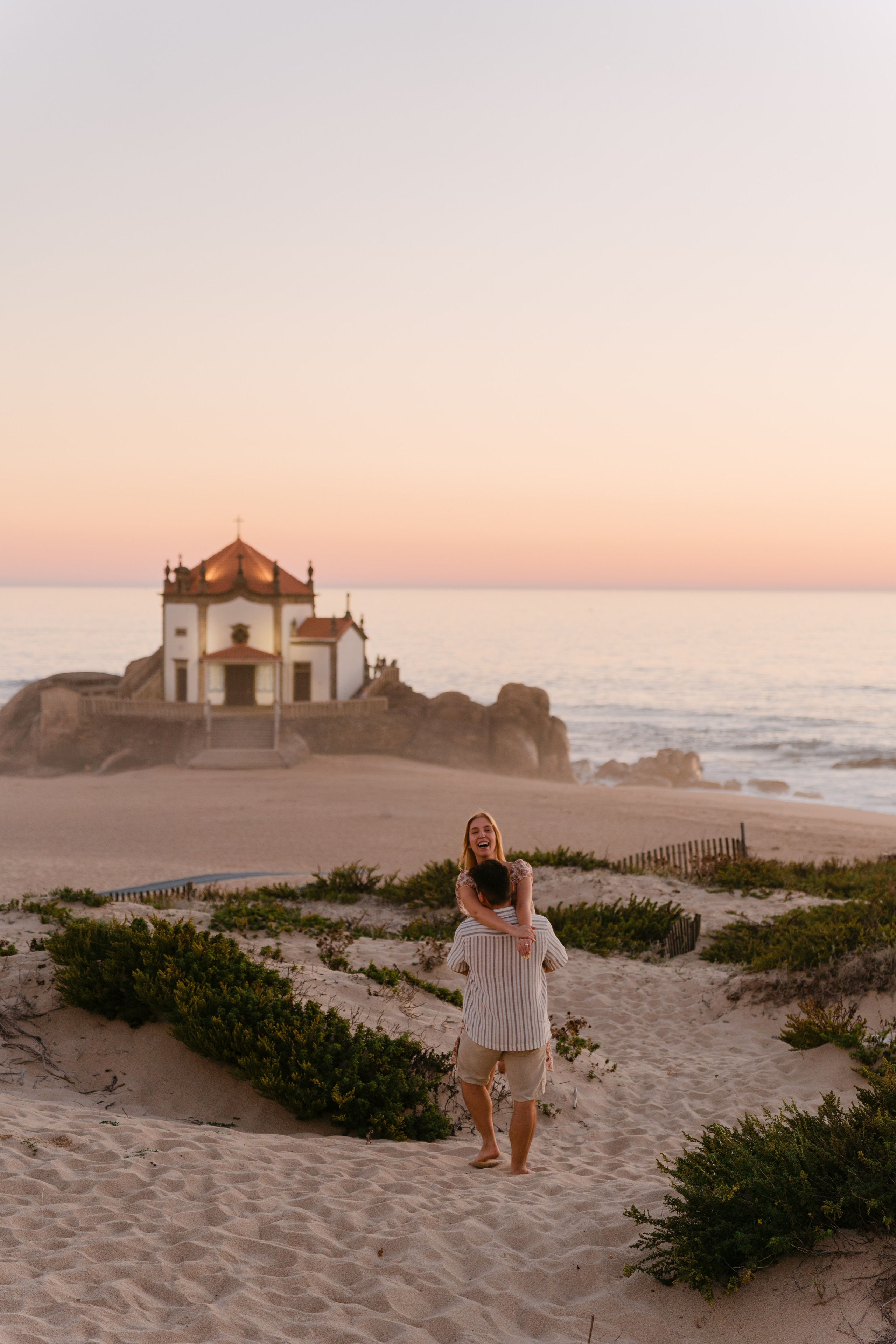 Wedding Proposal at Senhor da Pedra. Wedding & destination wedding photographer in Porto, Portugal — Davi Valente | Lisbon, Douro Valley, Rome, Tuscany & Lake Como
