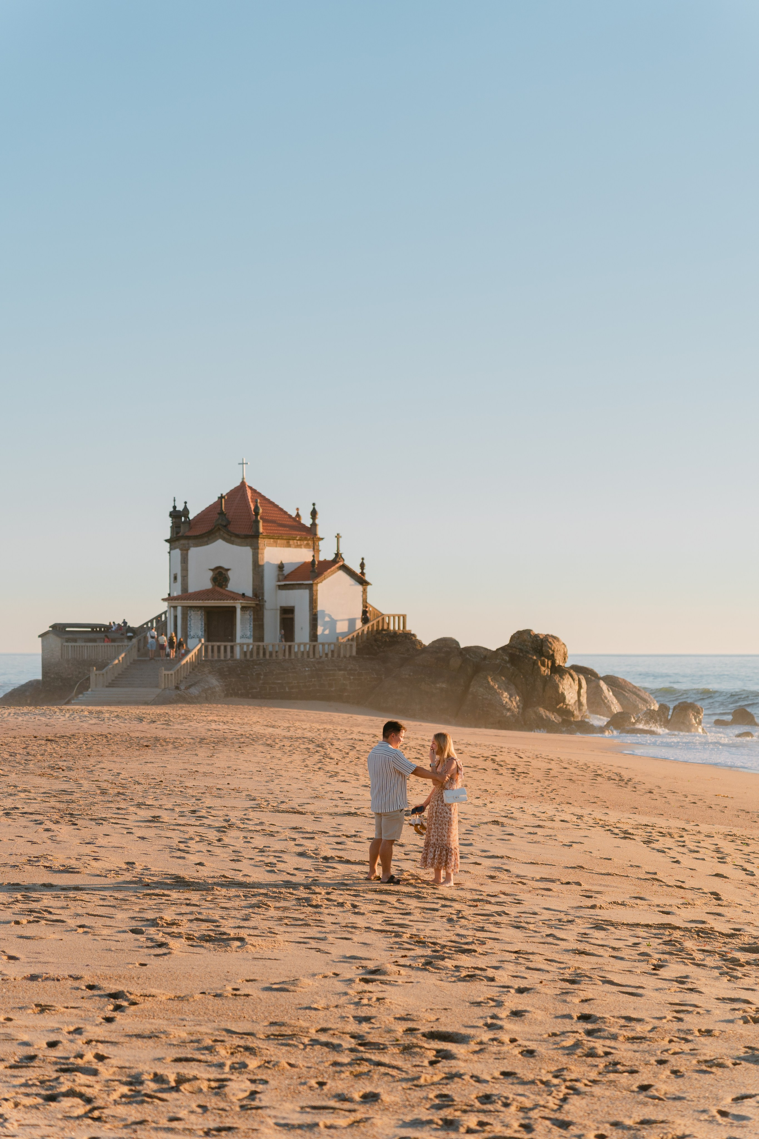 Wedding Proposal at Senhor da Pedra. Wedding & destination wedding photographer in Porto, Portugal — Davi Valente | Lisbon, Douro Valley, Rome, Tuscany & Lake Como