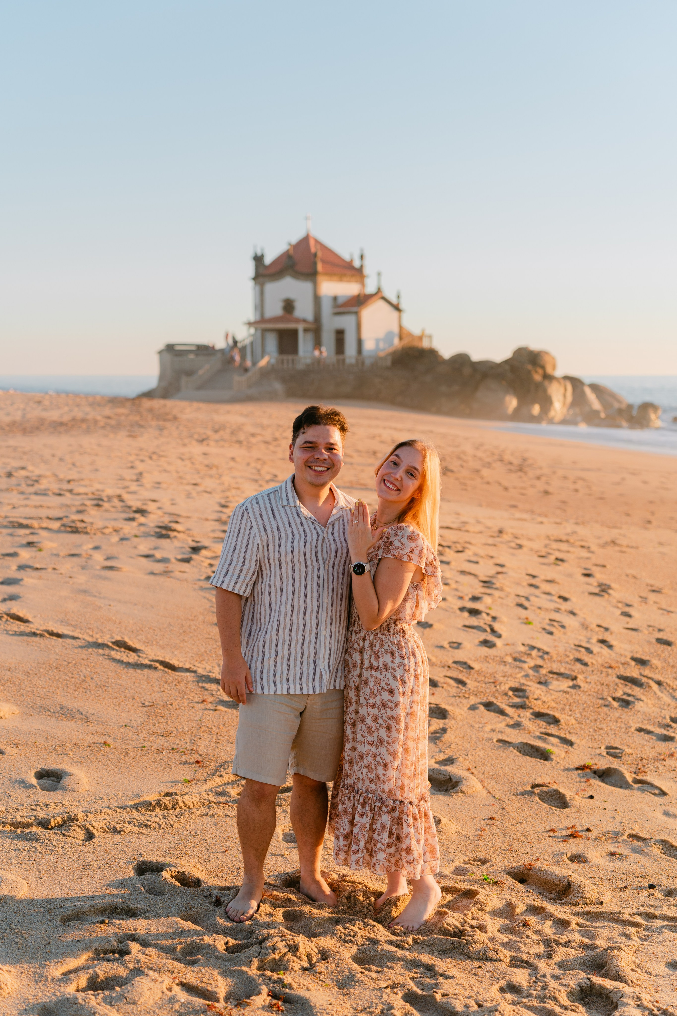 Wedding Proposal at Senhor da Pedra. Wedding & destination wedding photographer in Porto, Portugal — Davi Valente | Lisbon, Douro Valley, Rome, Tuscany & Lake Como