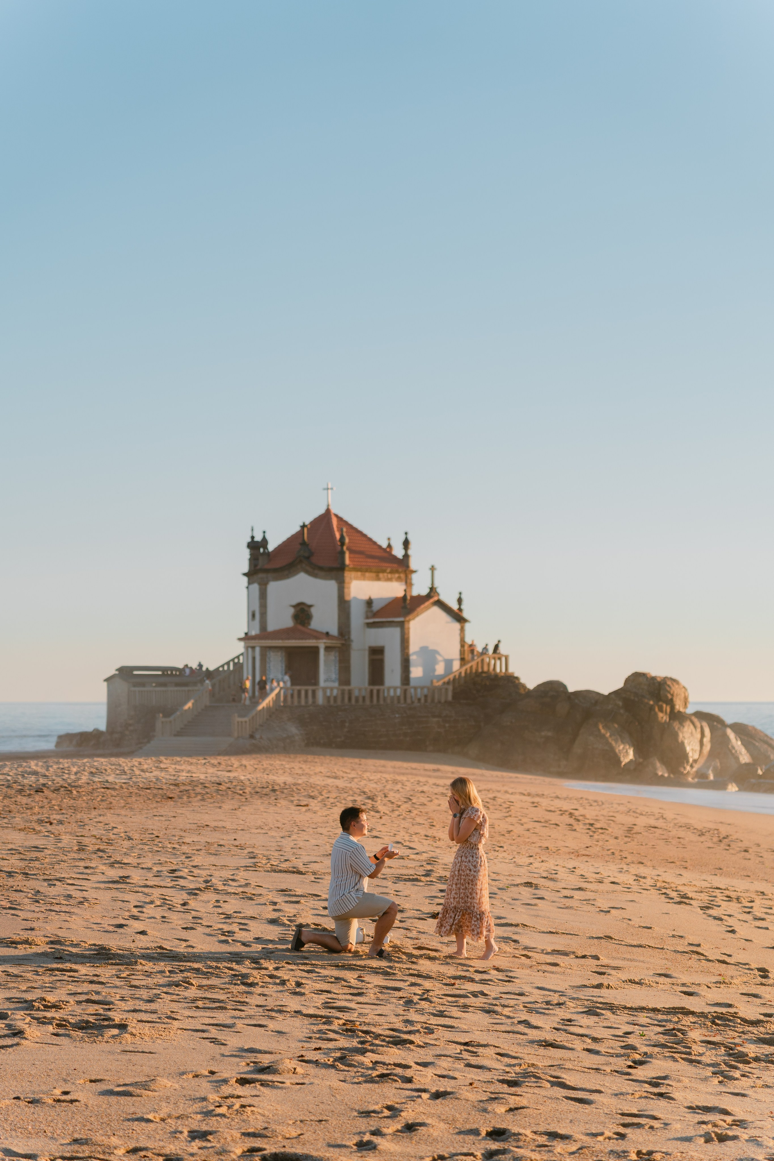 Wedding Proposal at Senhor da Pedra. Wedding & destination wedding photographer in Porto, Portugal — Davi Valente | Lisbon, Douro Valley, Rome, Tuscany & Lake Como