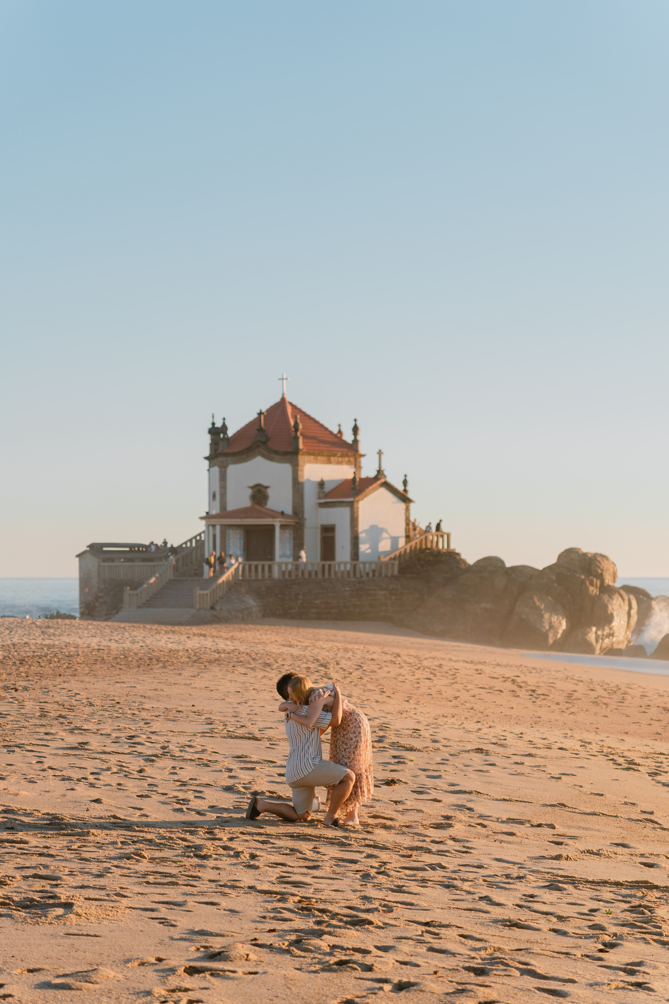 Wedding Proposal at Senhor da Pedra. Wedding & destination wedding photographer in Porto, Portugal — Davi Valente | Lisbon, Douro Valley, Rome, Tuscany & Lake Como