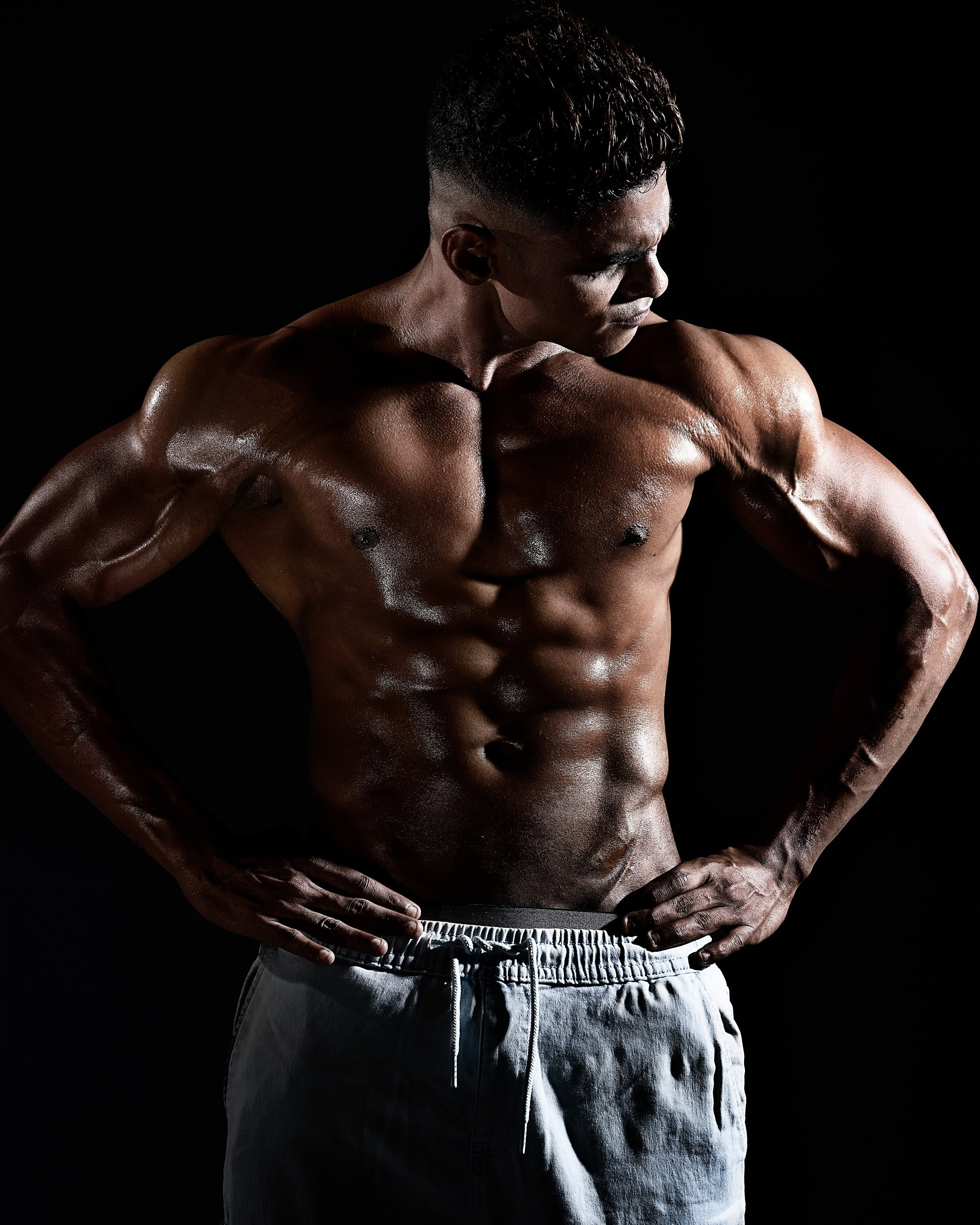 Bodybuilding Fitness Portrait in Chennai