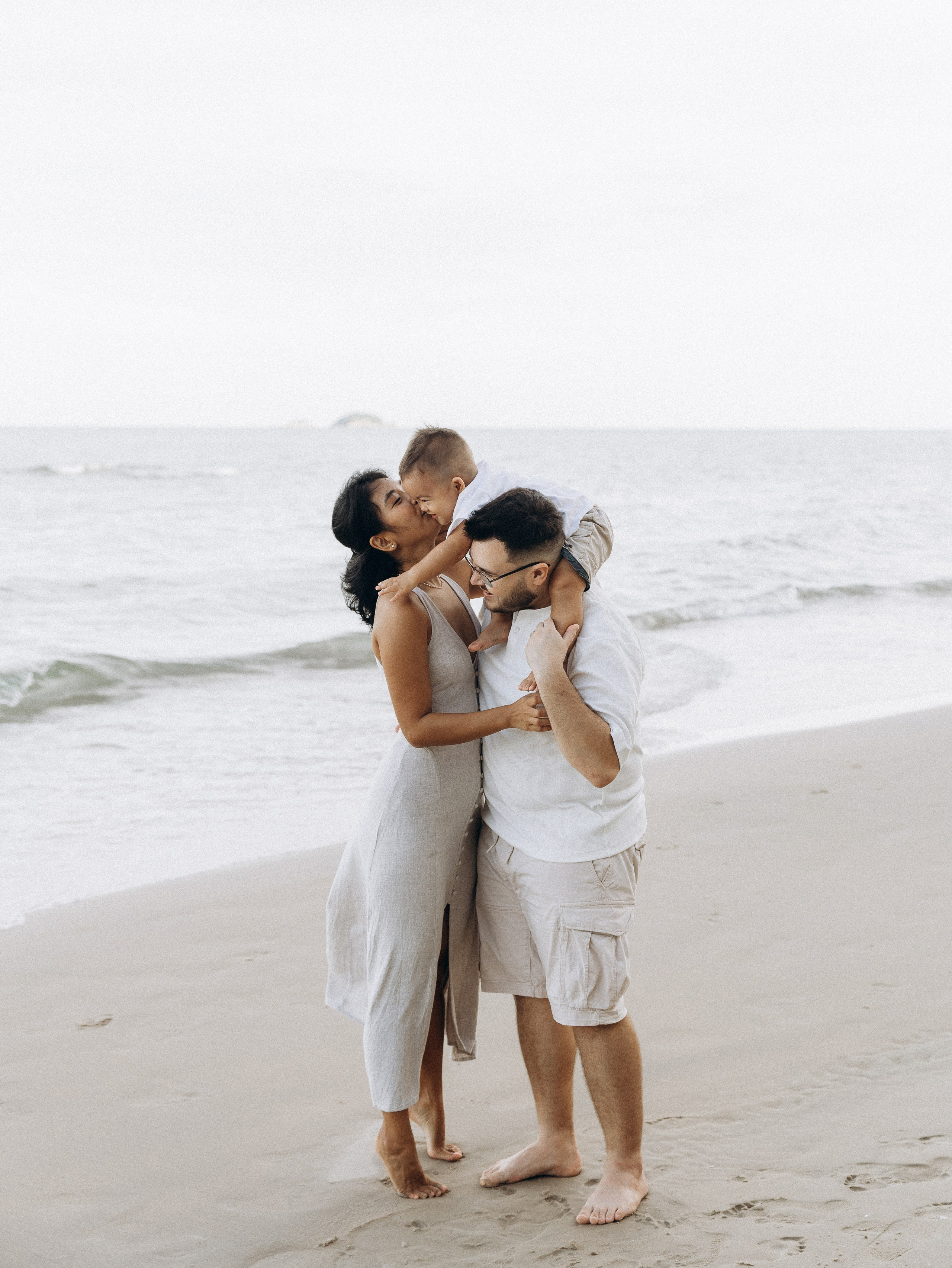 At the beach. Family and wedding photographer in Bangkok, Thailand