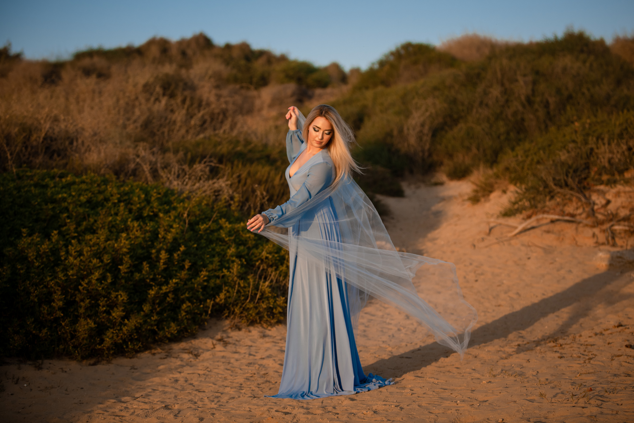 Фотосессия Джулии на закате. Свадебный, семейный и детский фотограф в Нетании (Израиль) Тори Гор