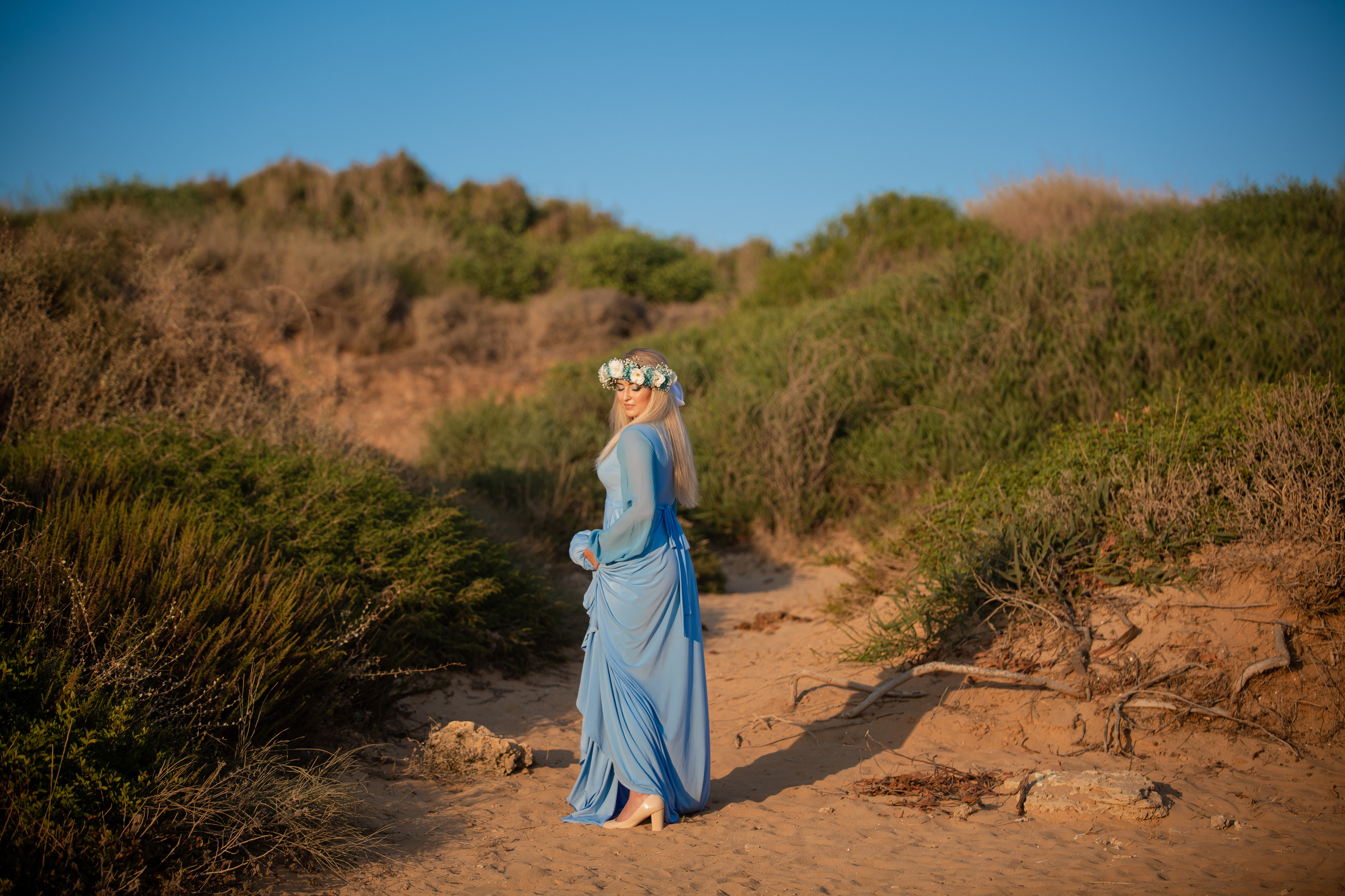 Фотосессия Джулии на закате. Свадебный, семейный и детский фотограф в Нетании (Израиль) Тори Гор