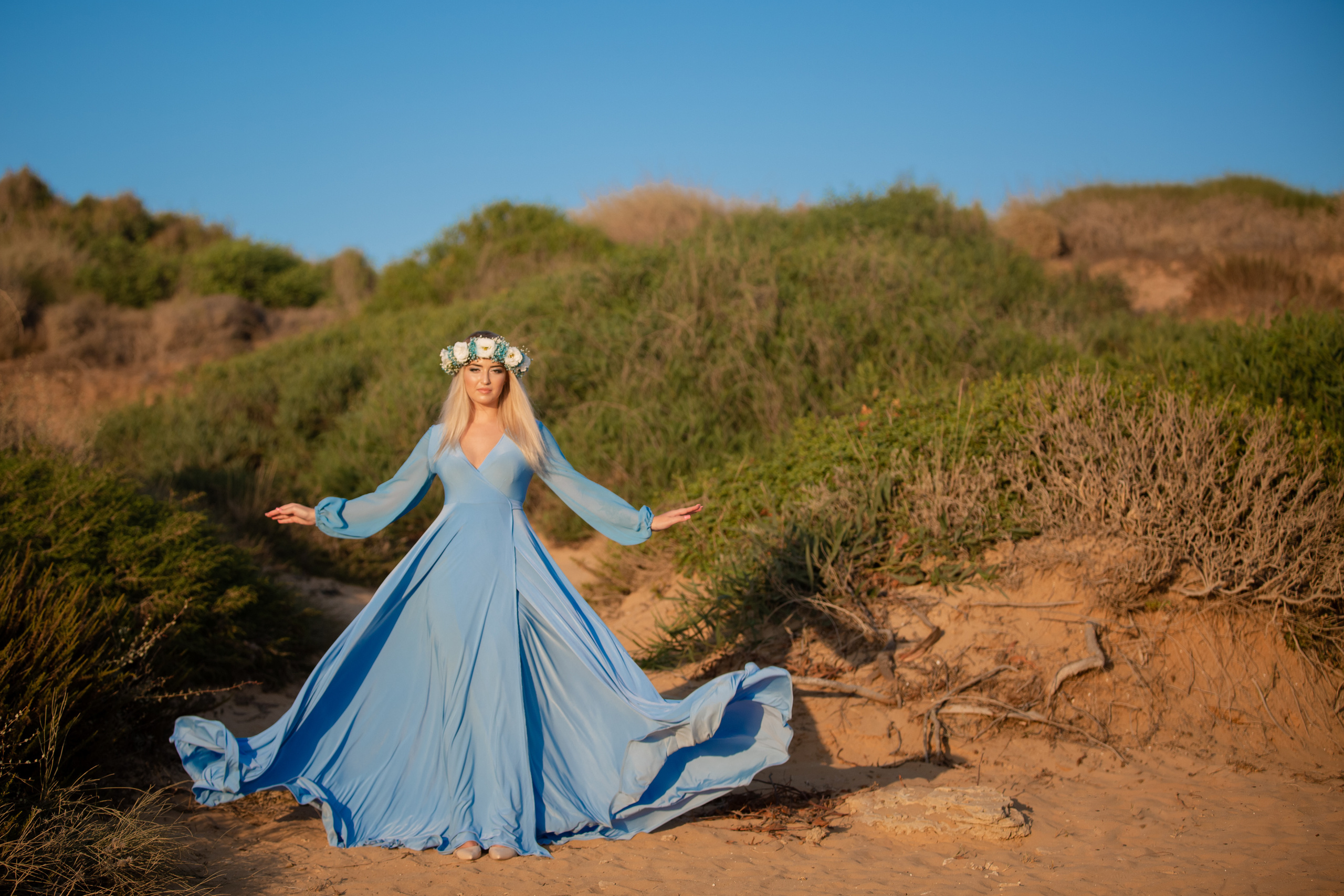 Фотосессия Джулии на закате. Свадебный, семейный и детский фотограф в Нетании (Израиль) Тори Гор