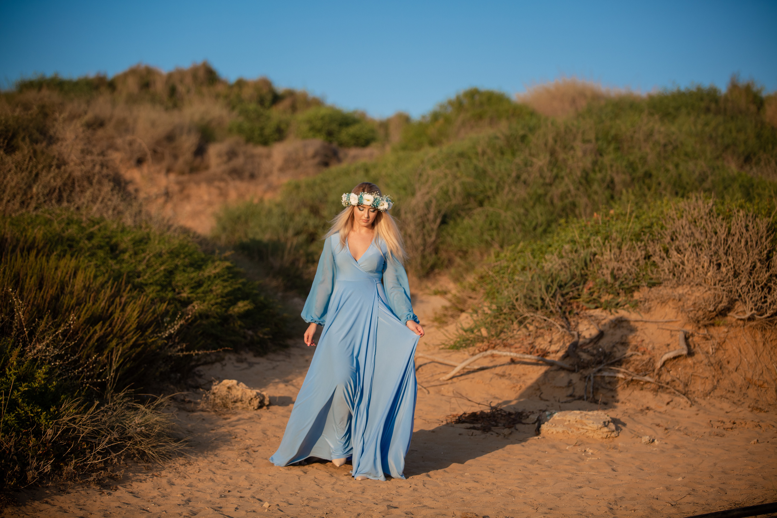 Фотосессия Джулии на закате. Свадебный, семейный и детский фотограф в Нетании (Израиль) Тори Гор