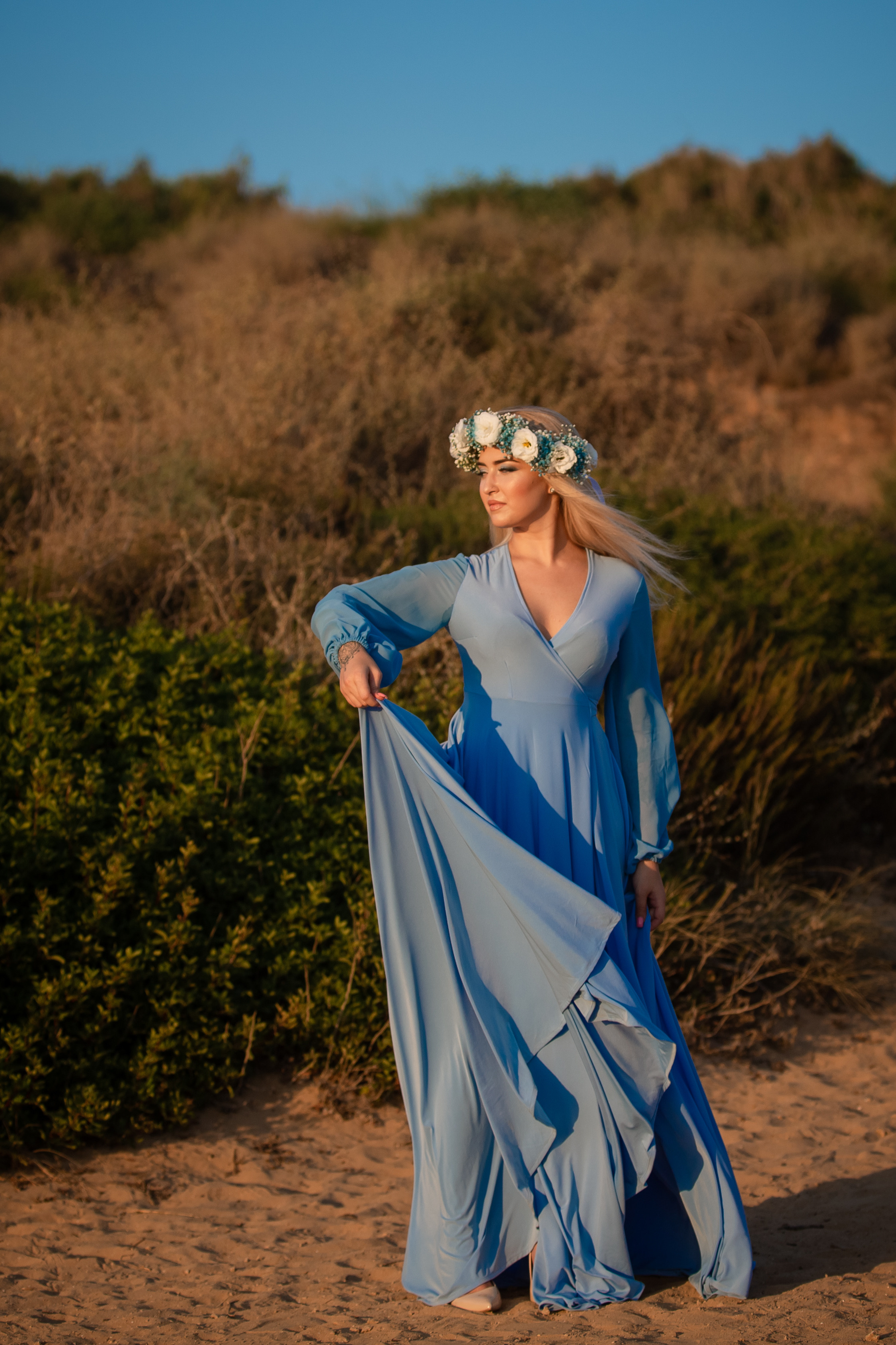 Фотосессия Джулии на закате. Свадебный, семейный и детский фотограф в Нетании (Израиль) Тори Гор