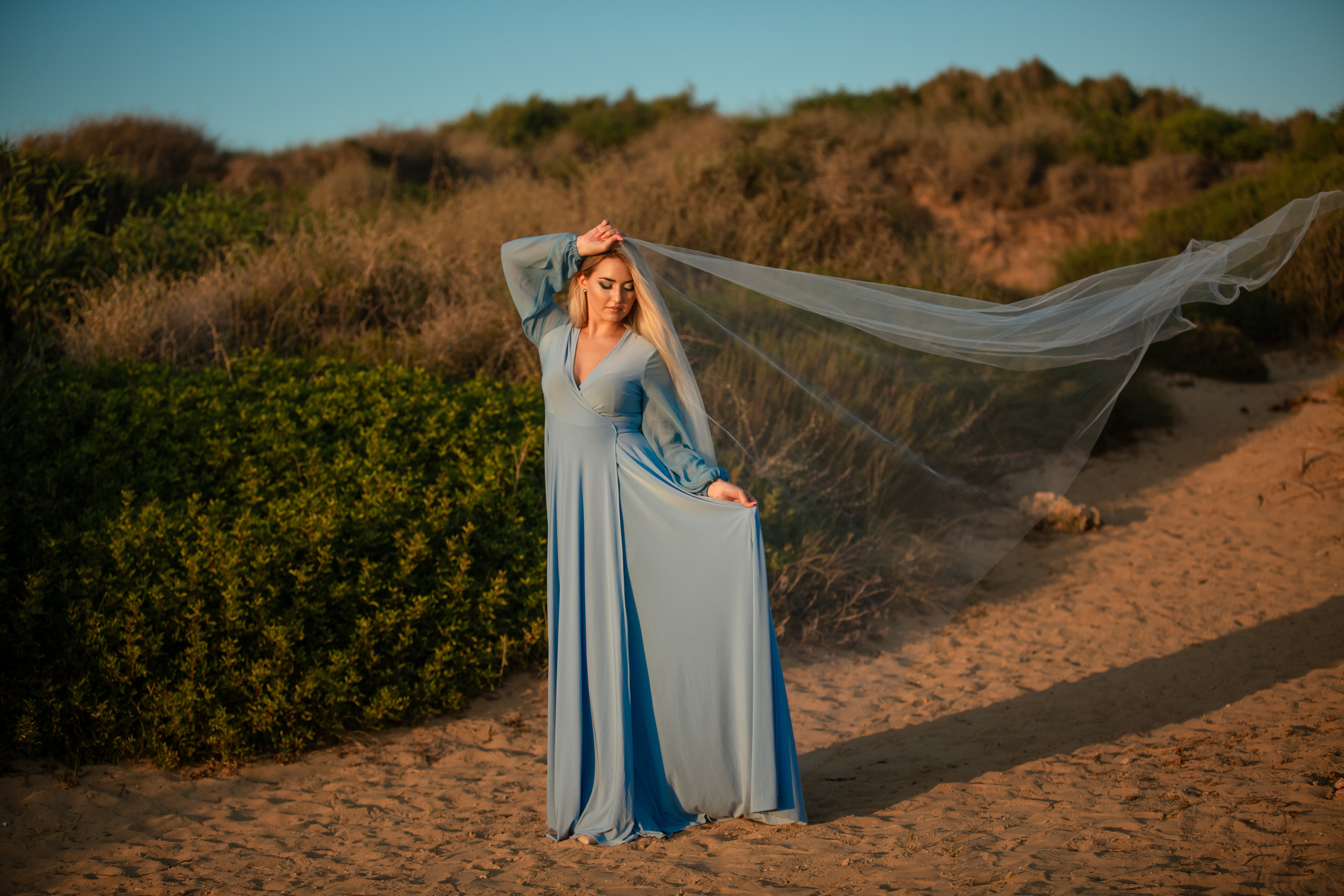 Фотосессия Джулии на закате. Свадебный, семейный и детский фотограф в Нетании (Израиль) Тори Гор