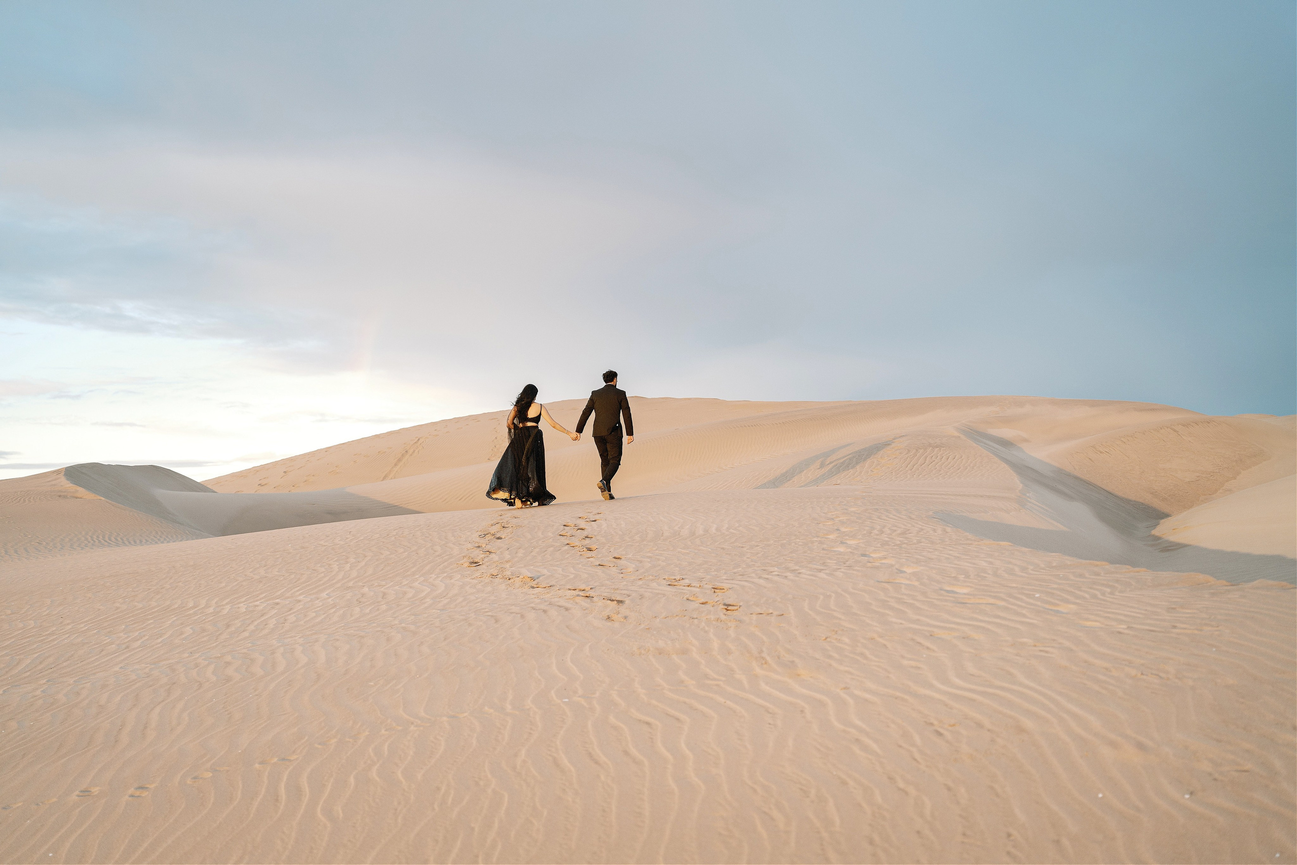 Elopement at Pismo Beach Sand Dunes, California. Wedding Photography & Videography Team in California, Los Angeles, San Francisco, San Diego and Travel