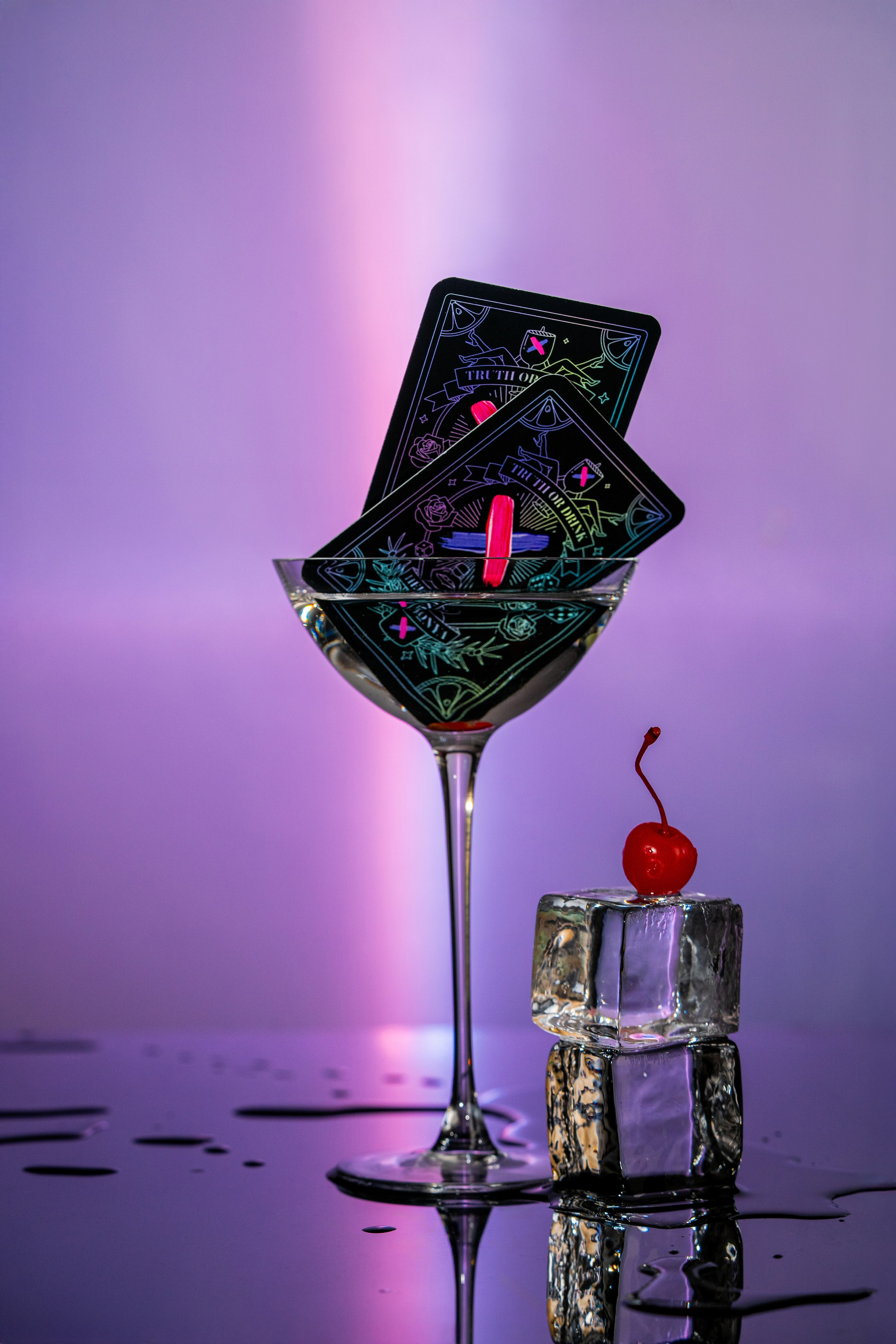 Styling and professional cocktail photo for gin brand Hedonya