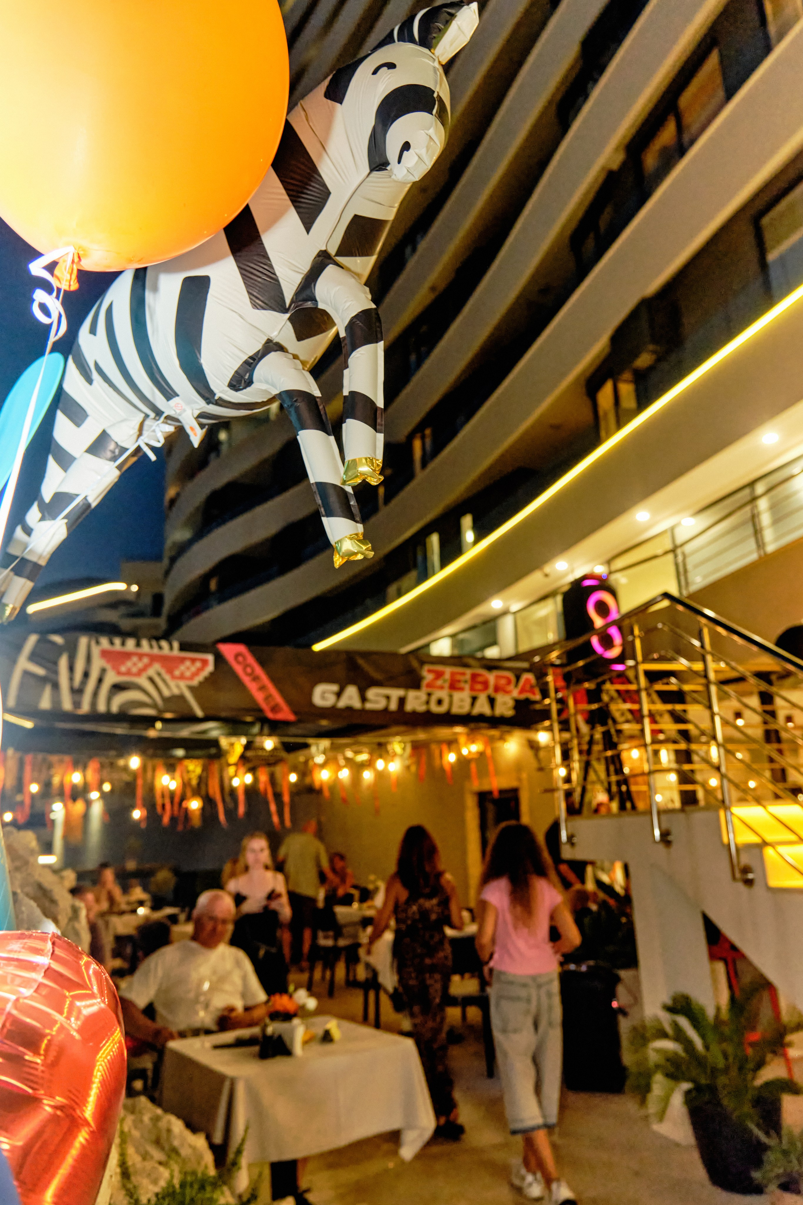 Photo report from the Zebra Restaurant’s birthday celebration. Becici, Montenegro. Photographer, photo artist Alena Novgorodtseva