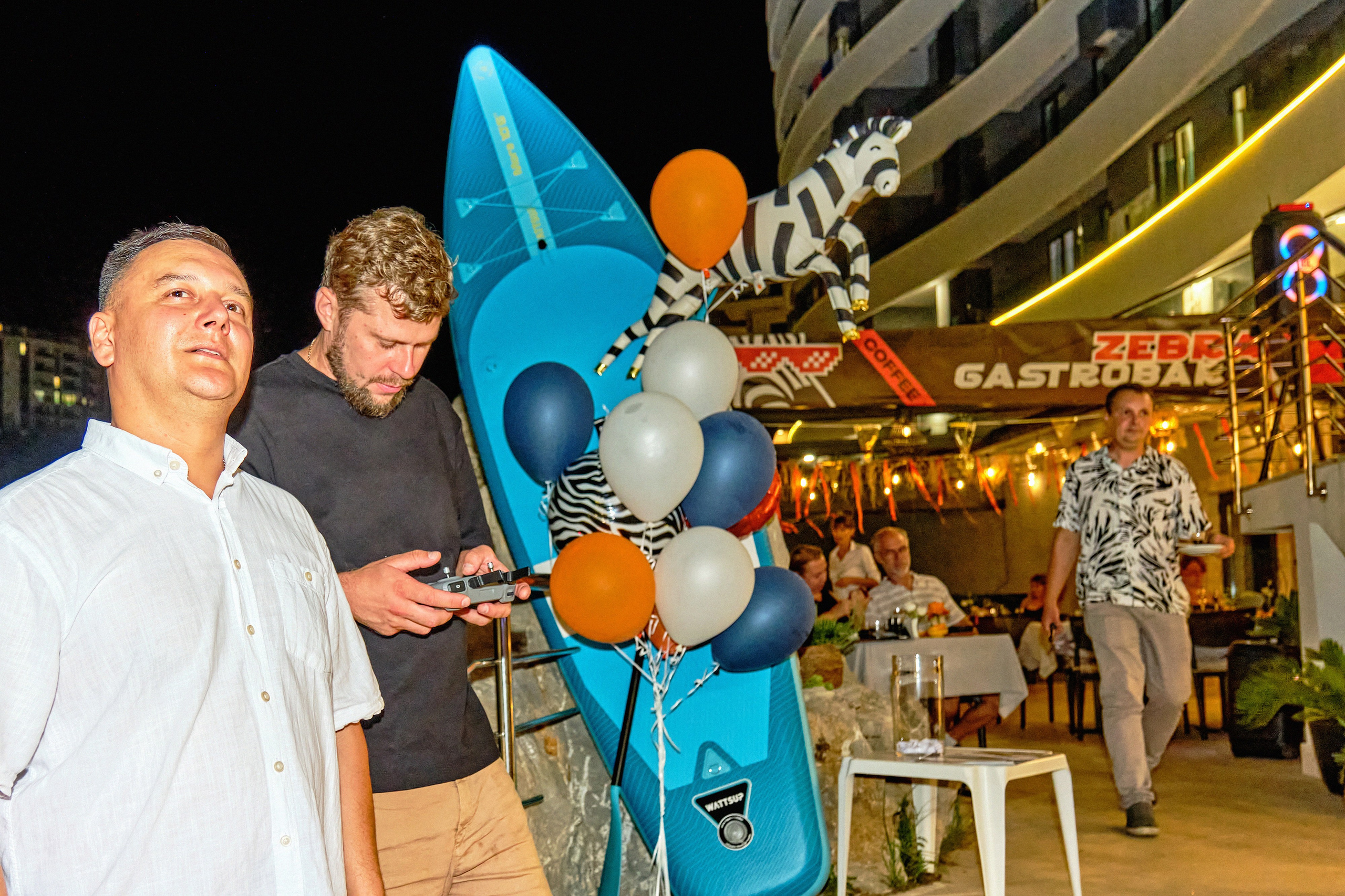 Photo report from the Zebra Restaurant’s birthday celebration. Becici, Montenegro. Photographer, photo artist Alena Novgorodtseva