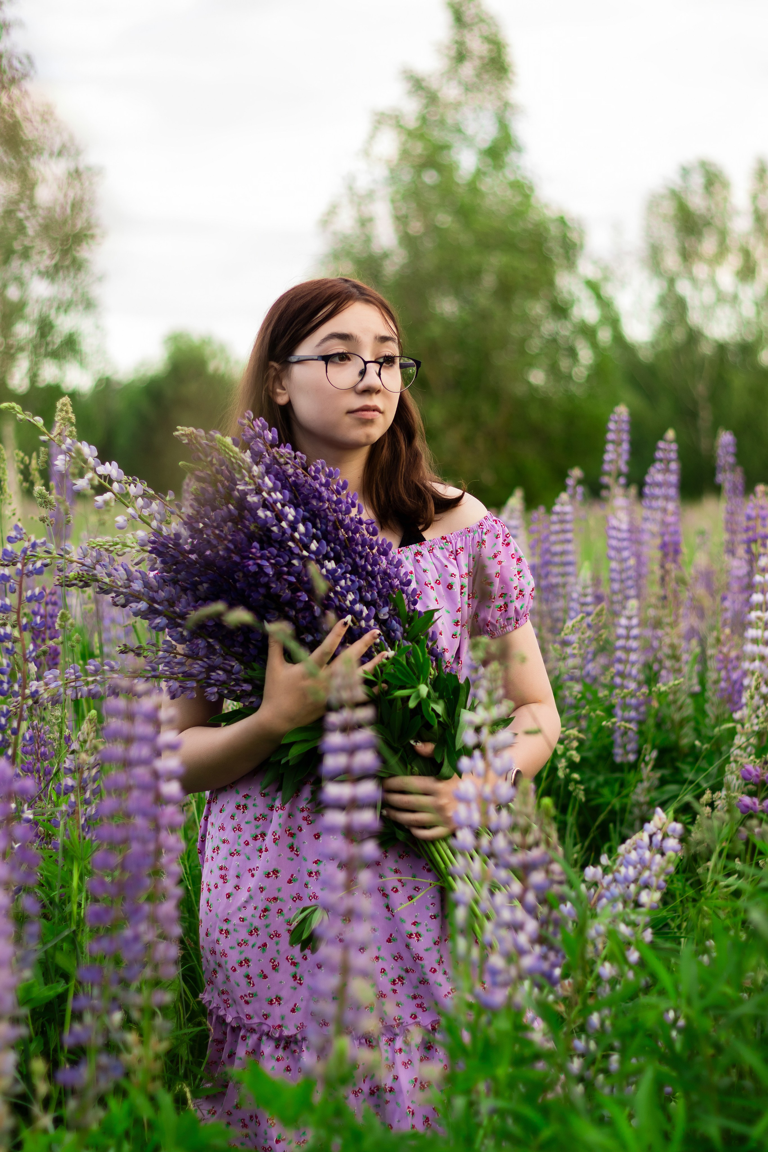 Фотосессия в люпинах. Фотограф / Даугавпилс / Ольга Антонова