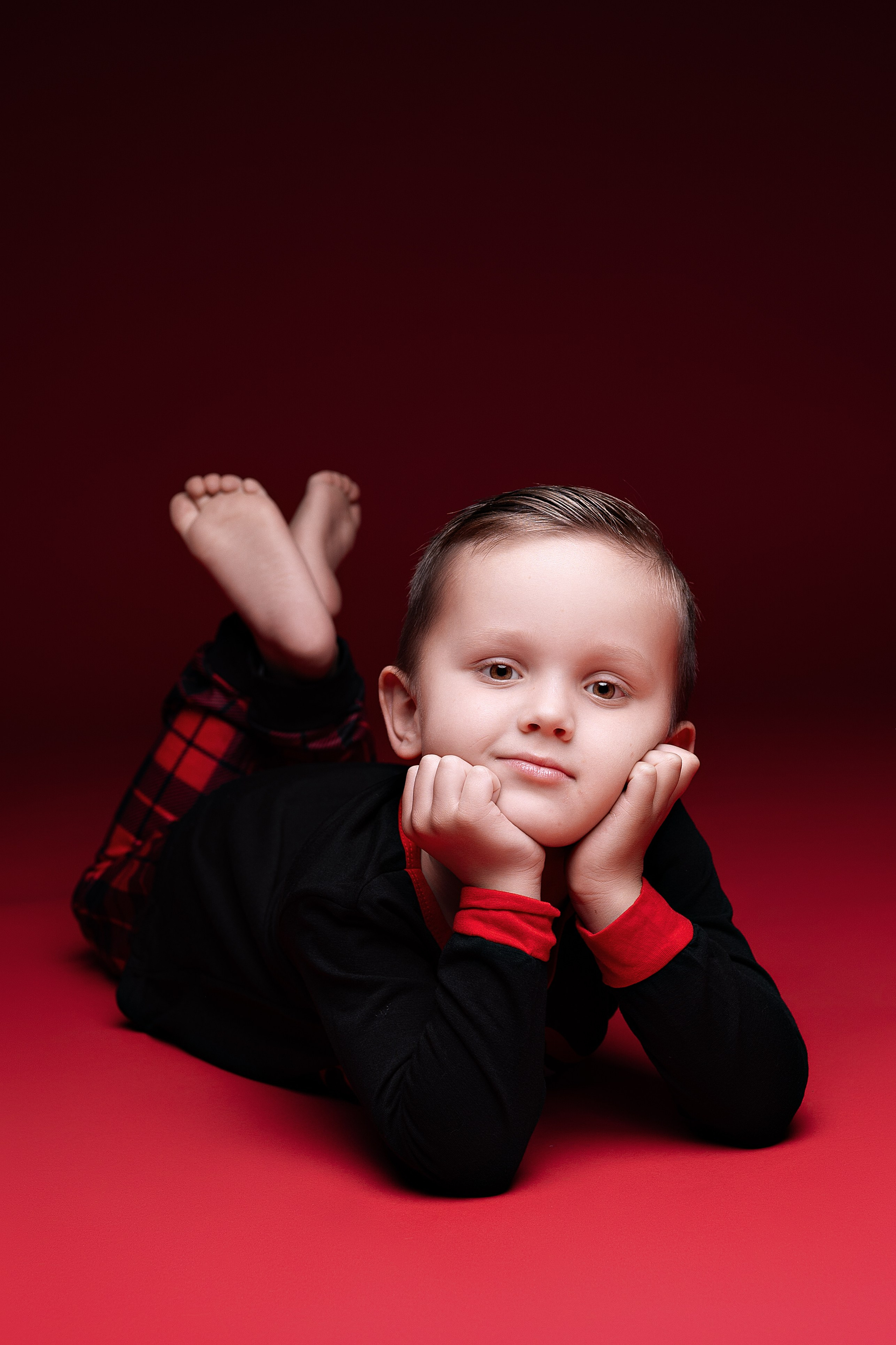 Mit Weihnachtsmann. Kinder- & Familienfotograf in Gaildorf und Umgebung Valentina Vogel