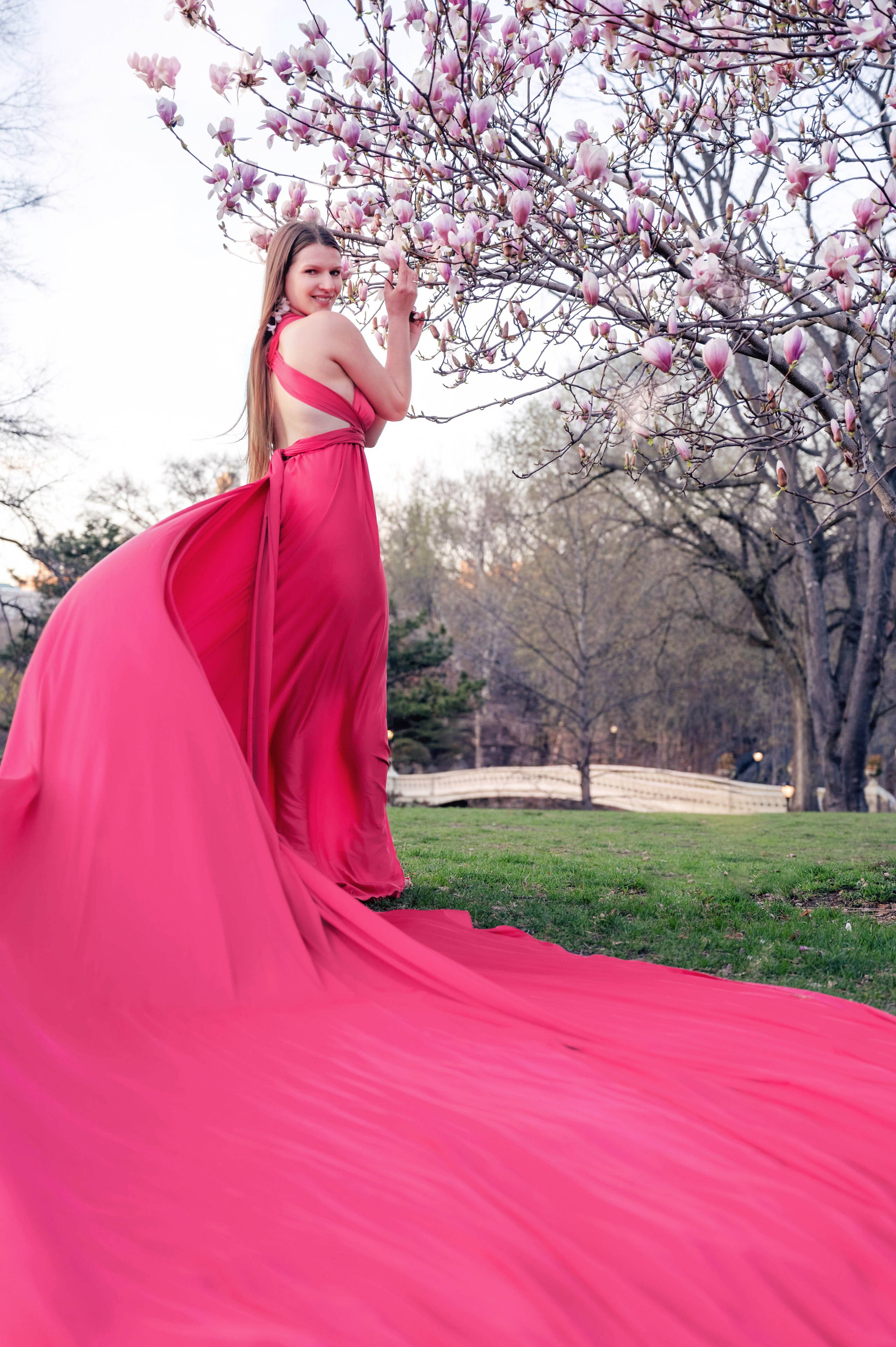 Flying dress. Alena Galieva New York Photographer