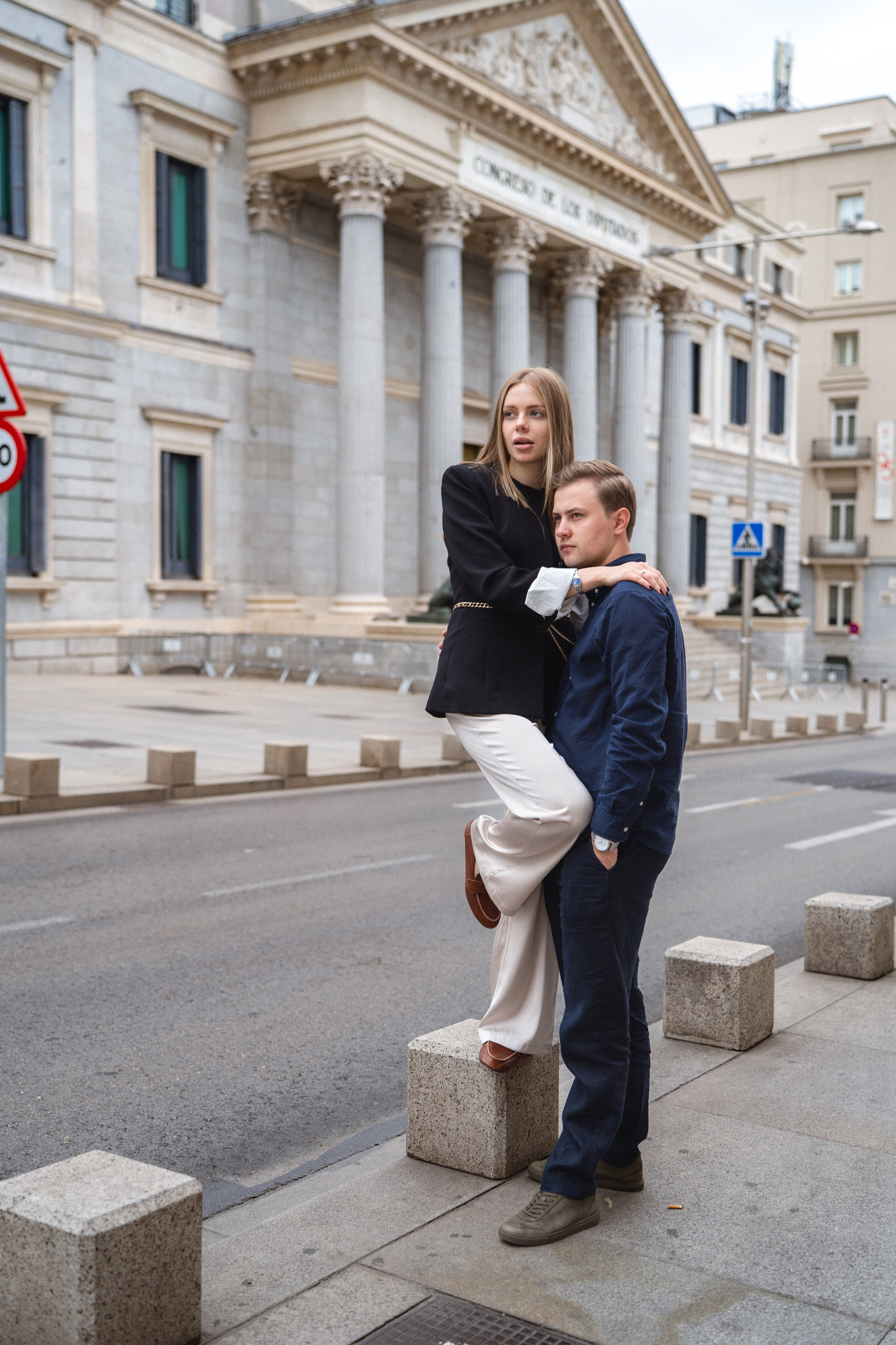Marriage Proposal in Madrid historic Center. Photographer in Madrid, Spain. Alyona Belyaninova