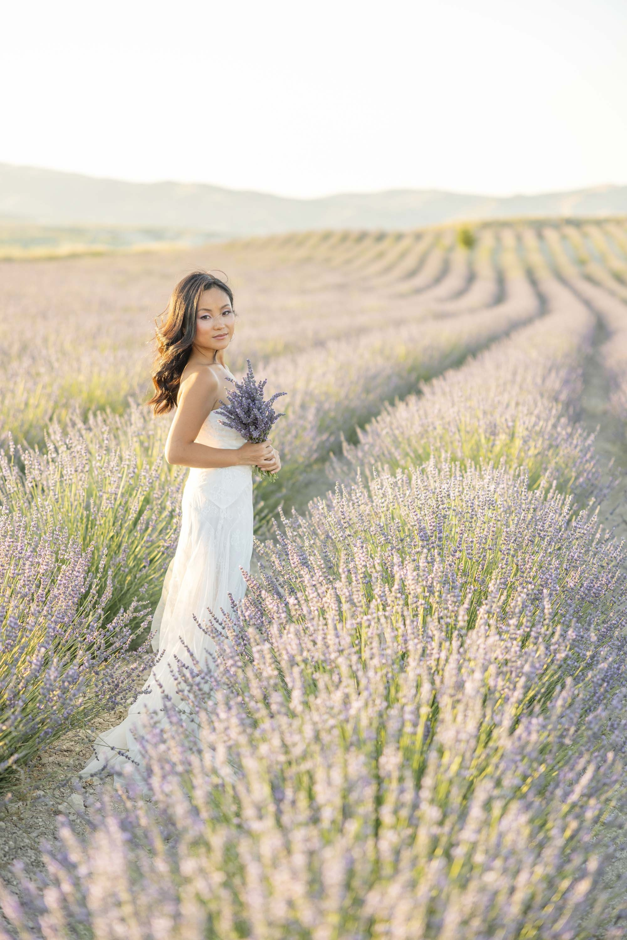 Dreamy Photoshoot in a Lavender Field. Julia Ganch I Fashion Wedding Photography I Cappadocia Turkey