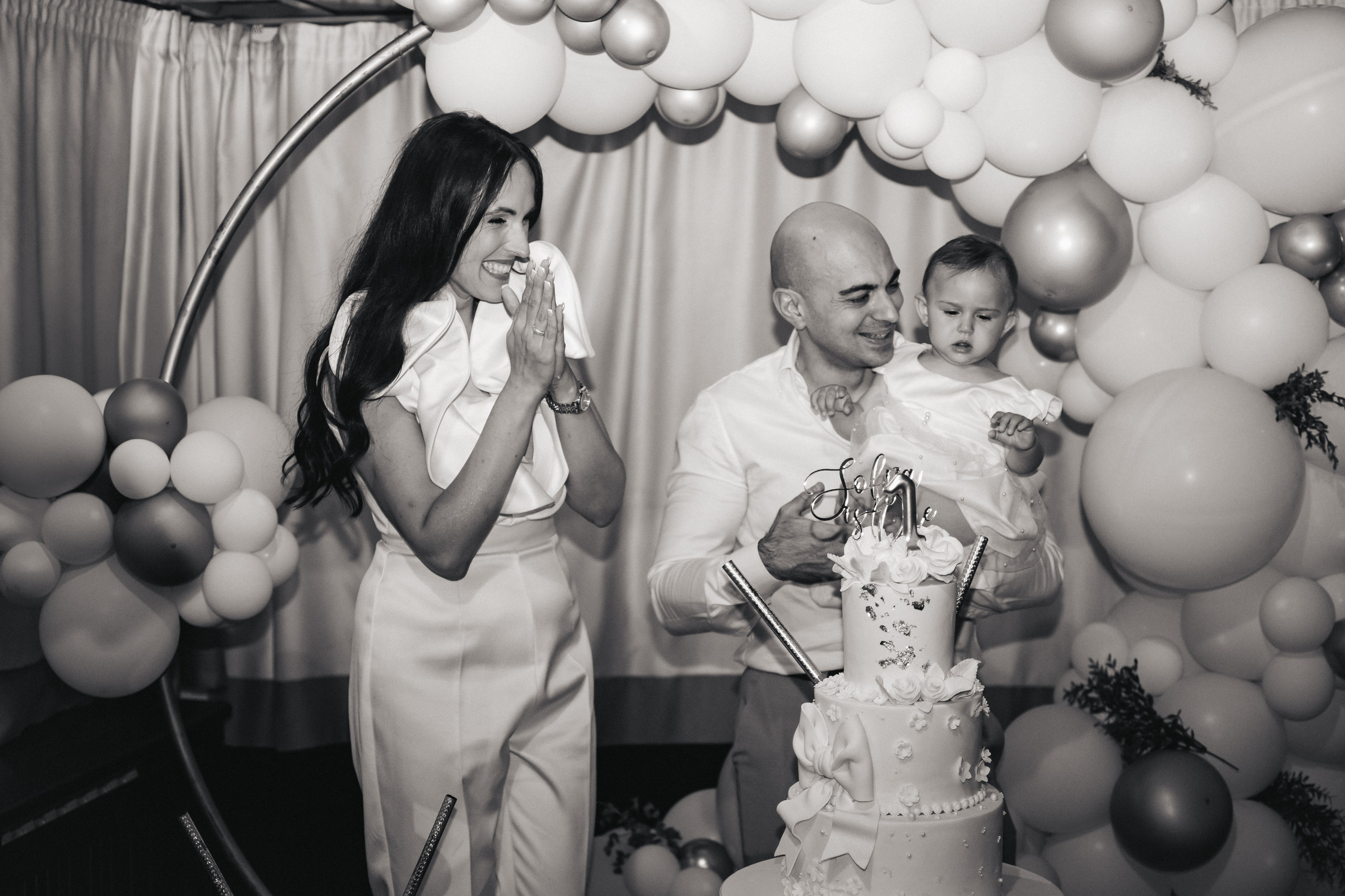 Sofija, krštenje i rođendan. BambinaaPhotography