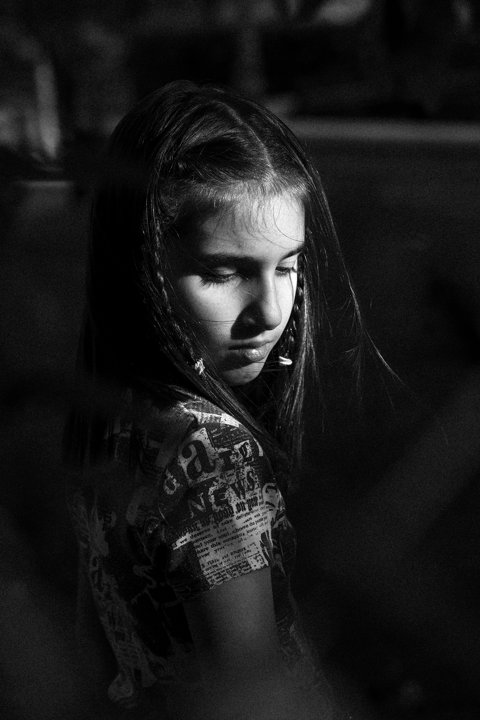 Dilara. BNW Around Photography