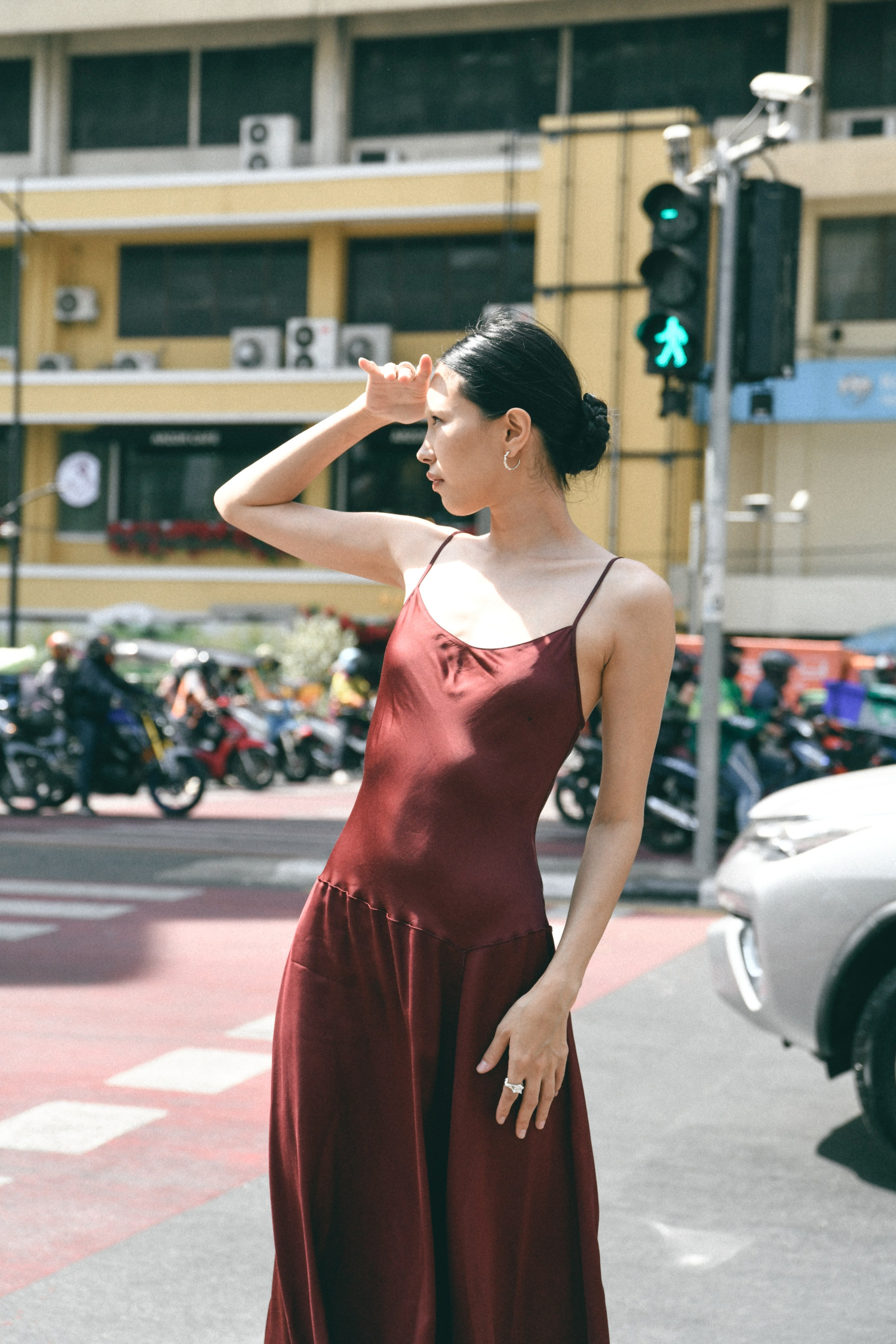 Street for Wiktoria Tao jewelry. Stylist