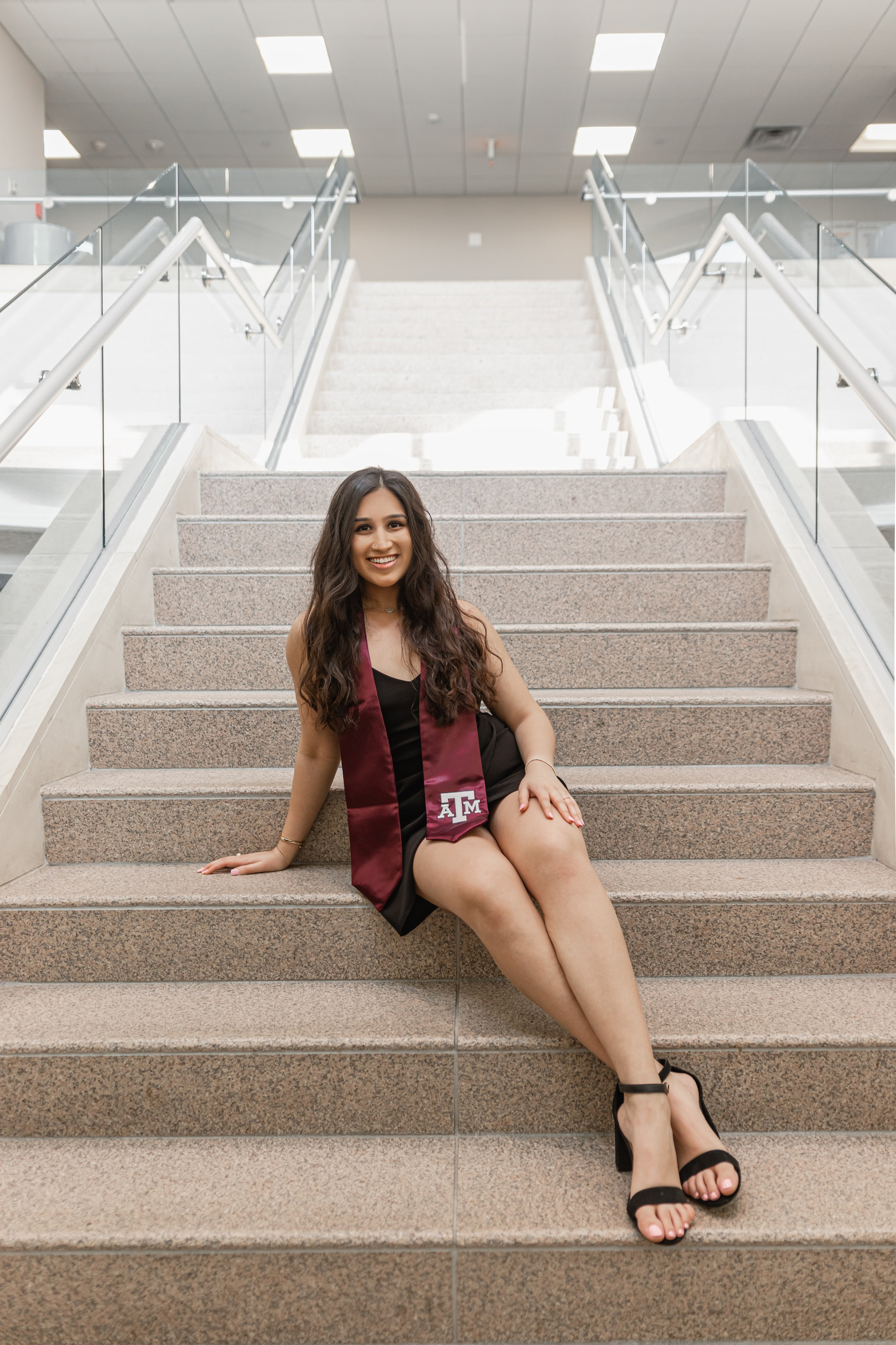 Arshia’s graduation photoshoot at Texas A&M University