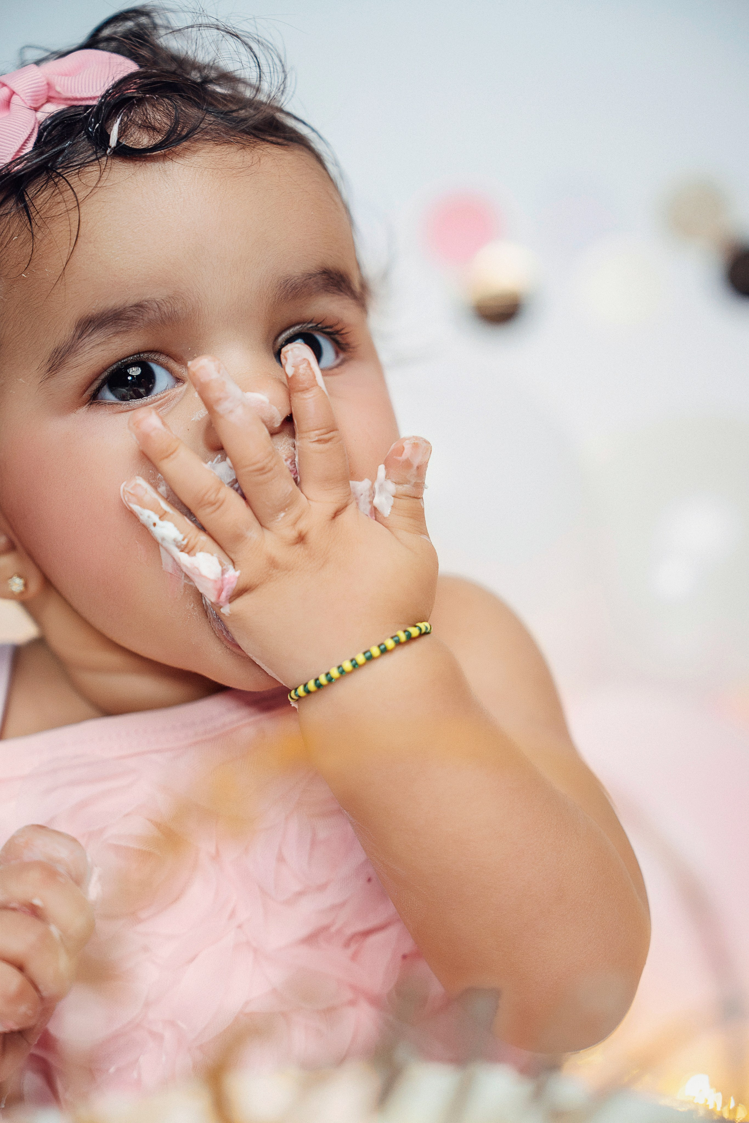 Sesión cake smash de Mia. Профессиональный фотограф на Тенерифе