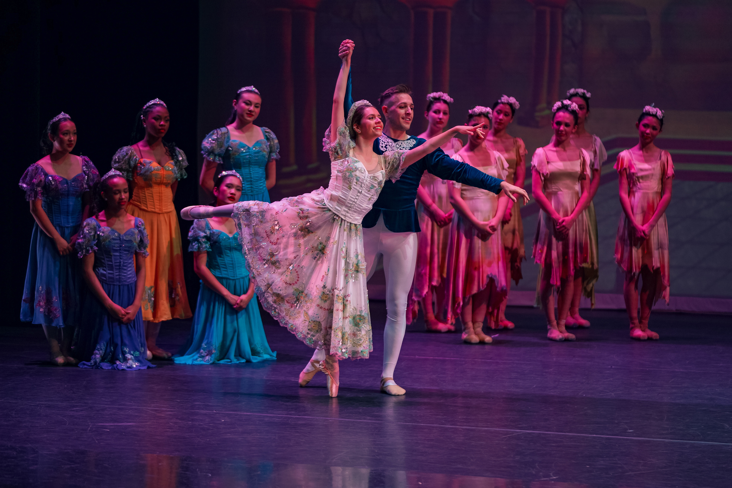 12 Dancing princesses. Santa Clarita Photographer