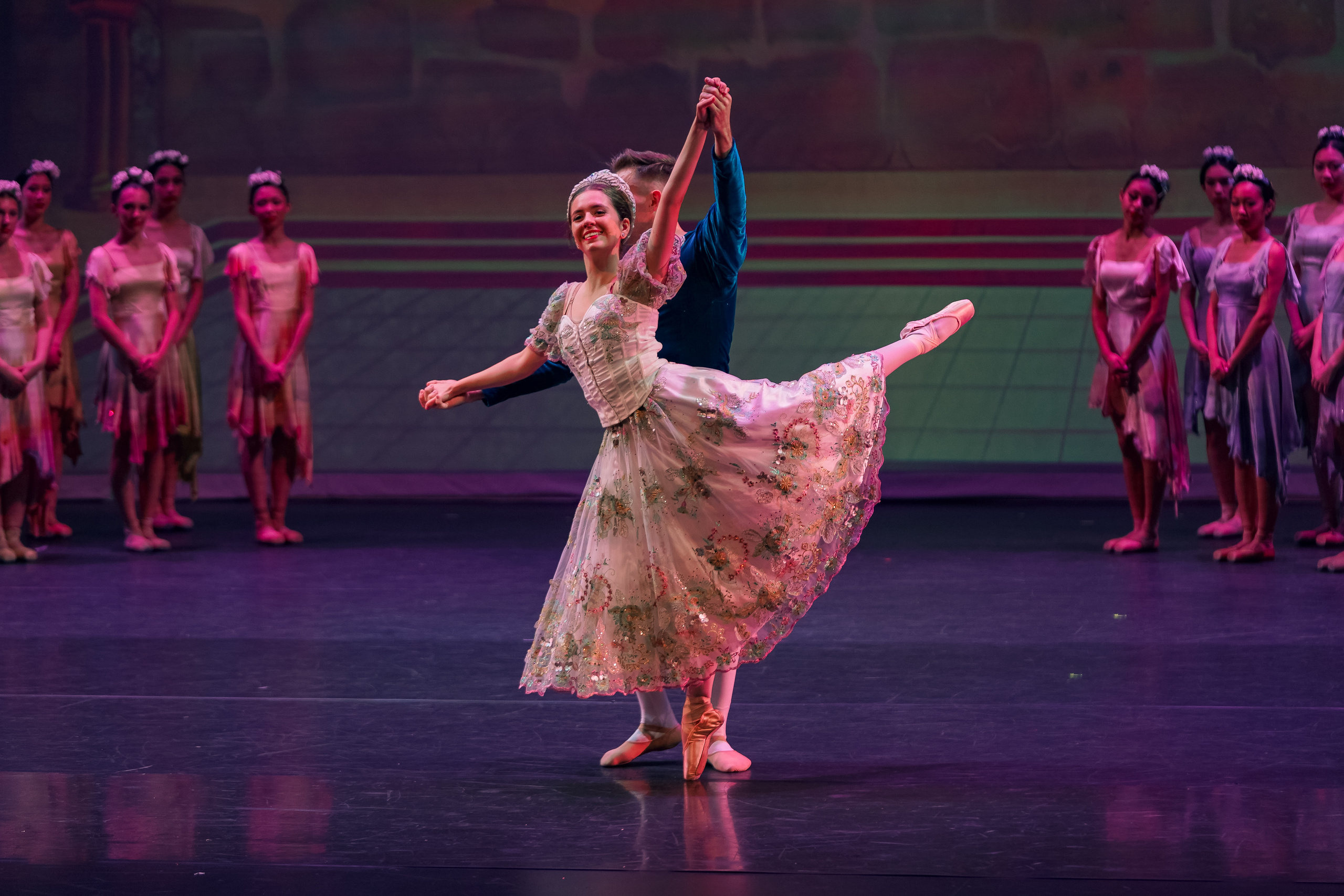 12 Dancing princesses. Santa Clarita Photographer