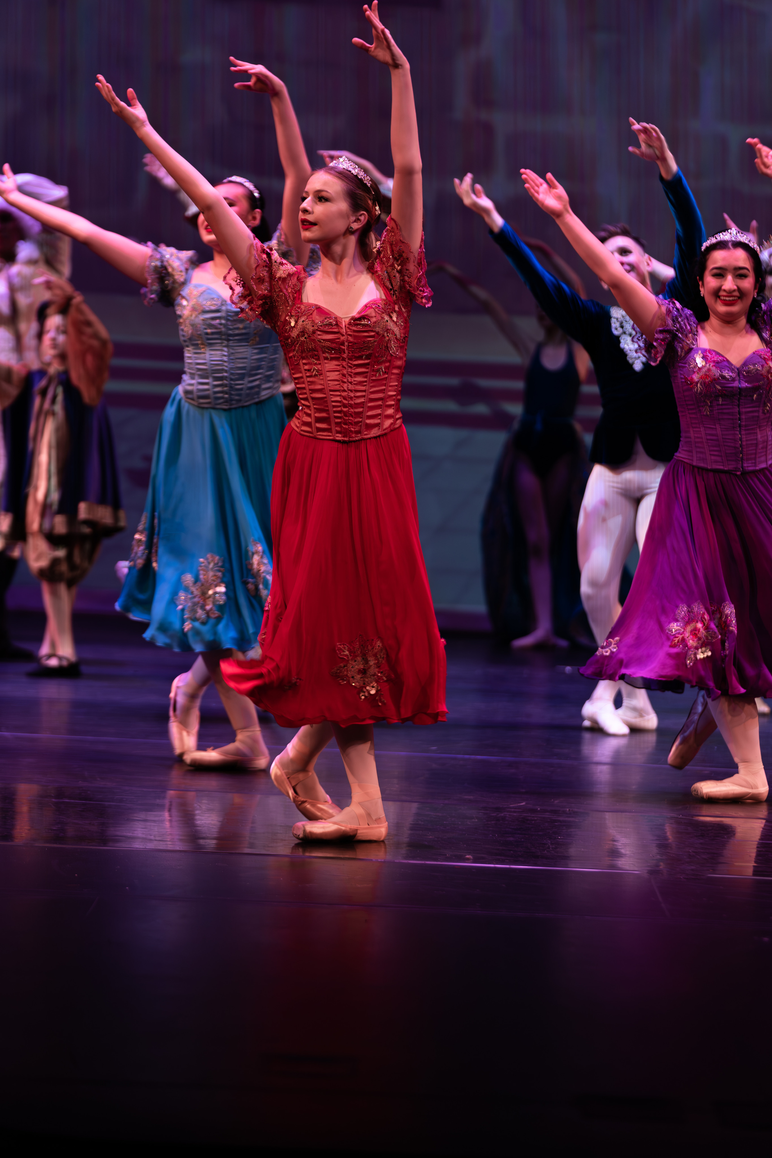 12 Dancing princesses. Santa Clarita Photographer