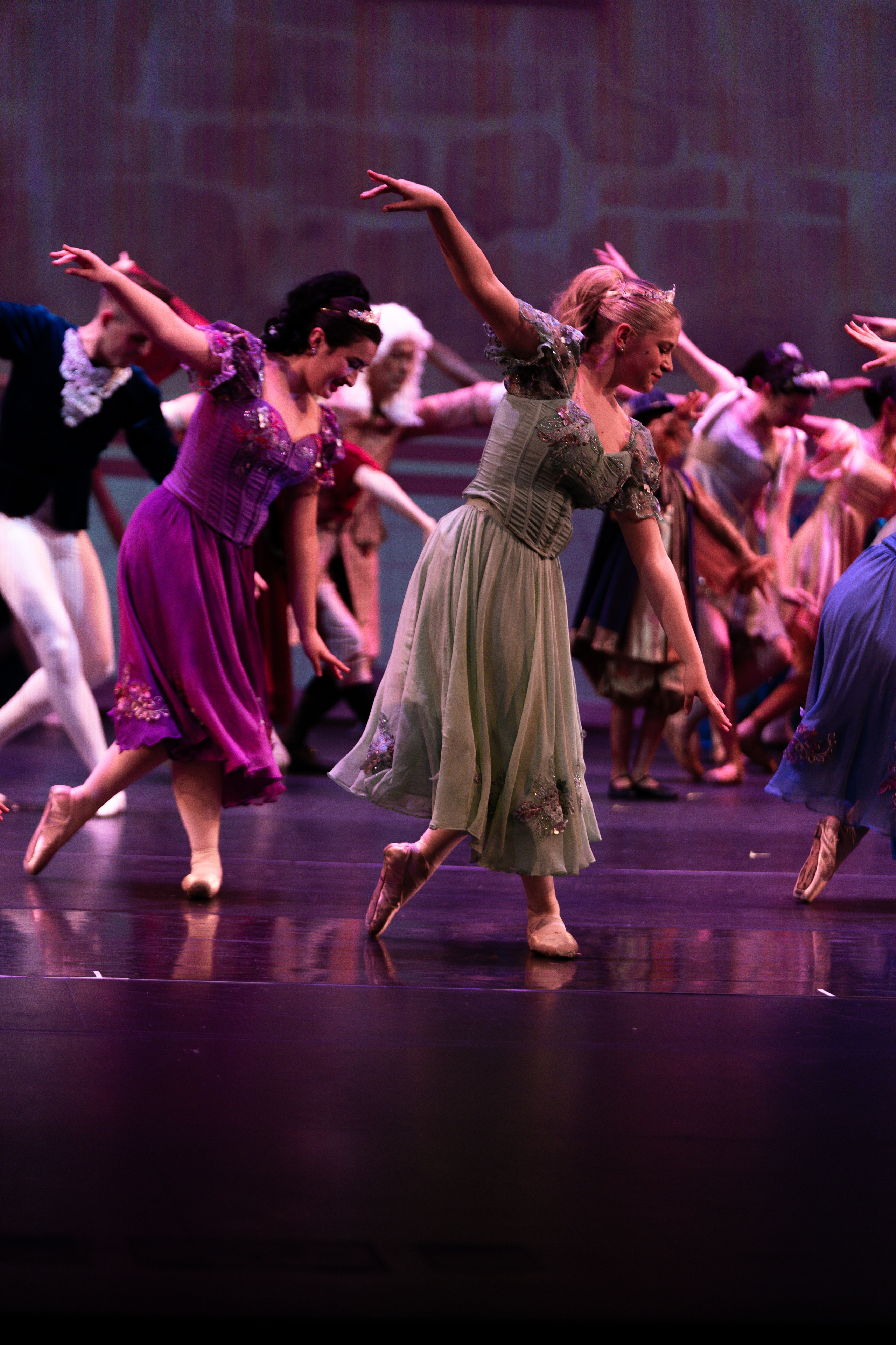 12 Dancing princesses. Santa Clarita Photographer