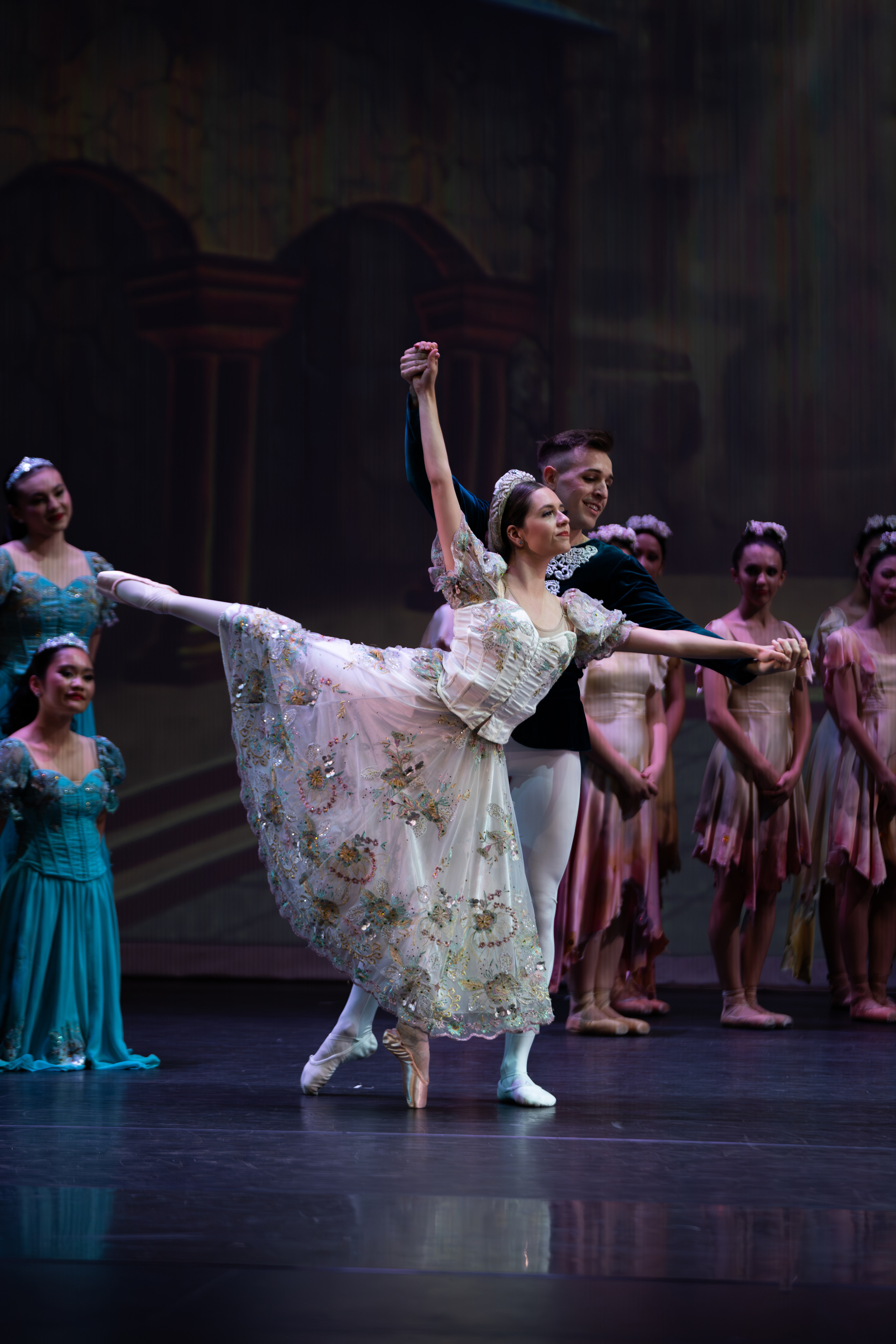 12 Dancing princesses. Santa Clarita Photographer