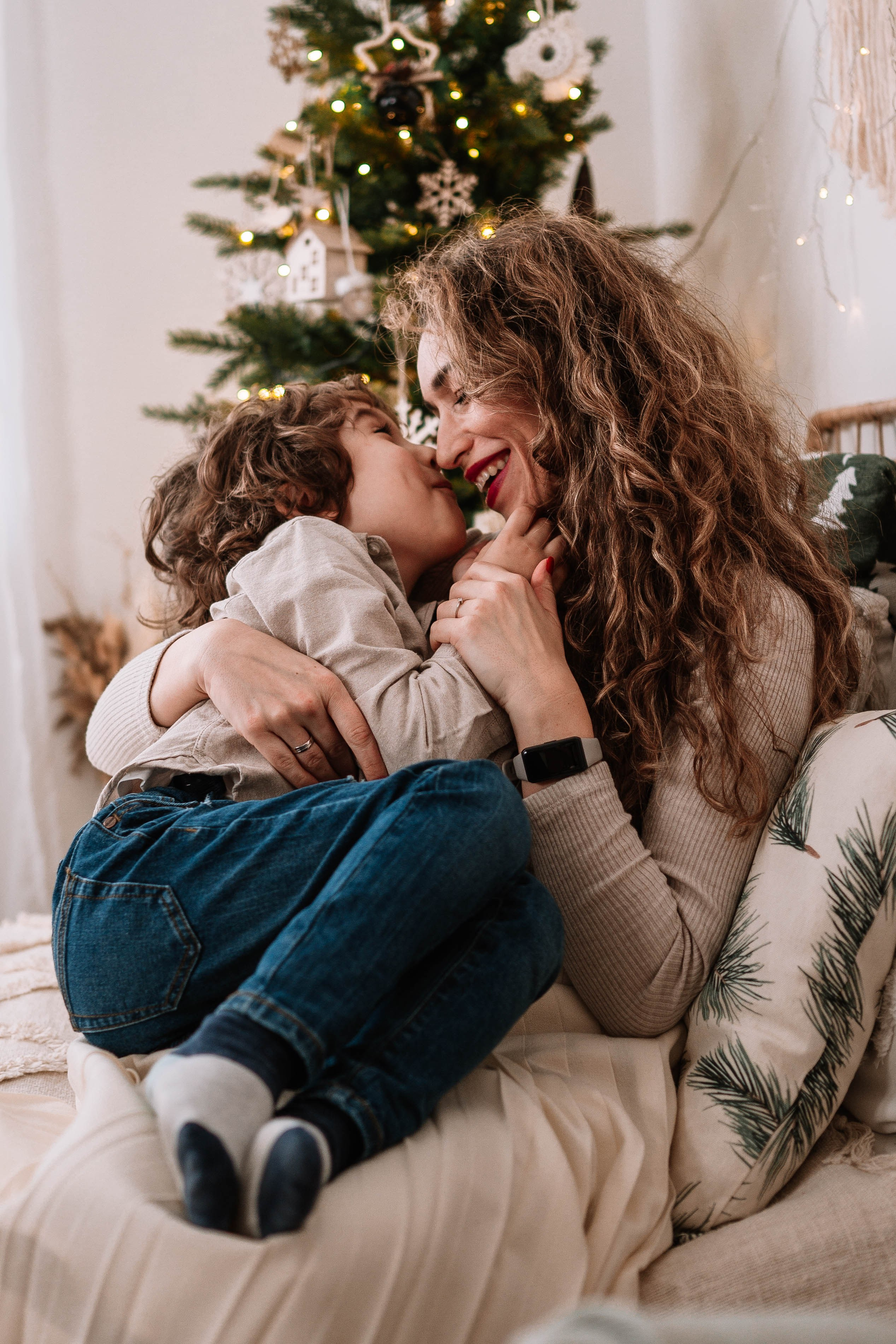 Sara, Vuk, Nevena i Ivan - novogodišnje fotografisanje. Dečiji i porodični fotograf