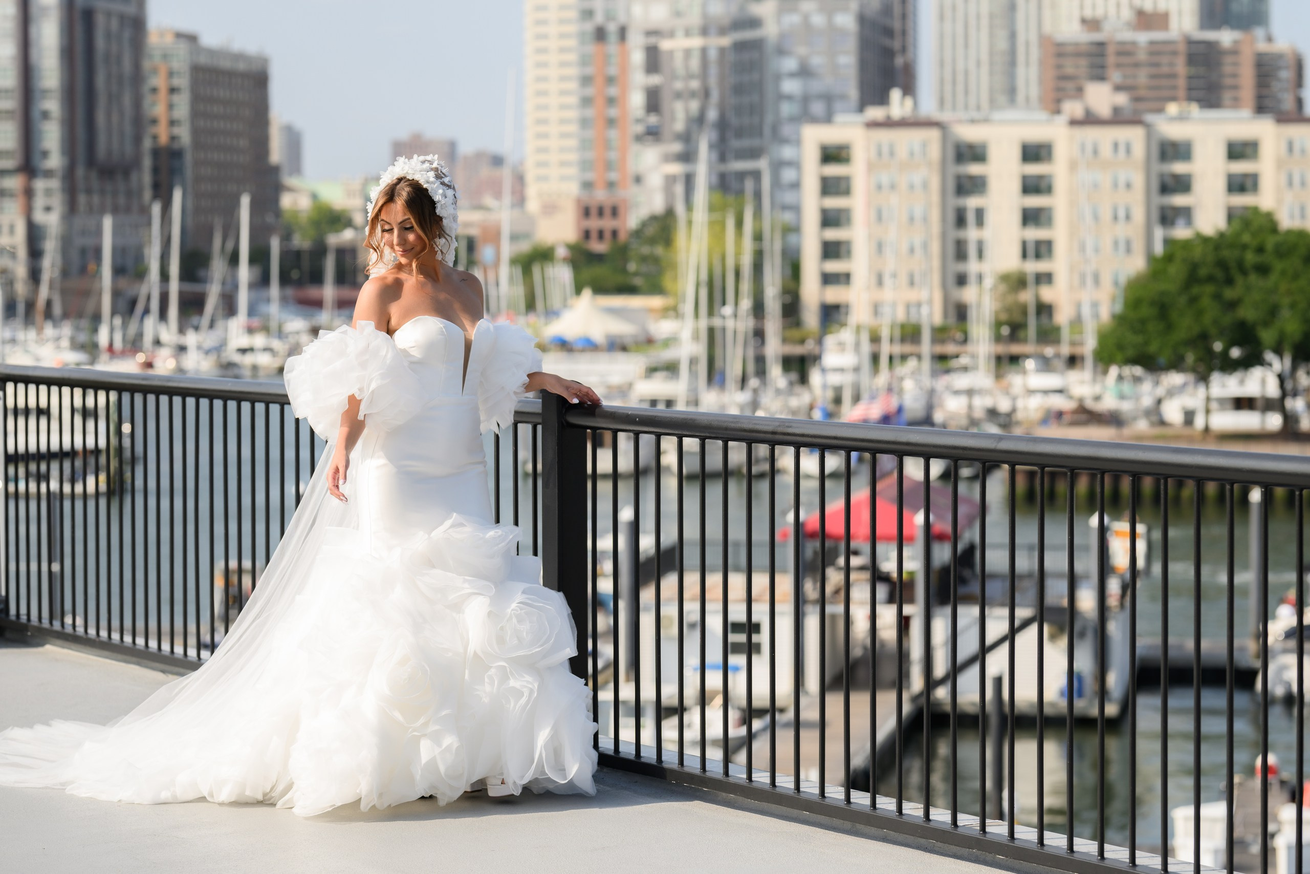 Briana & Kefim, Maritime Pars, Jersey City, NJ. Luxury Wedding Photography and Cinematography