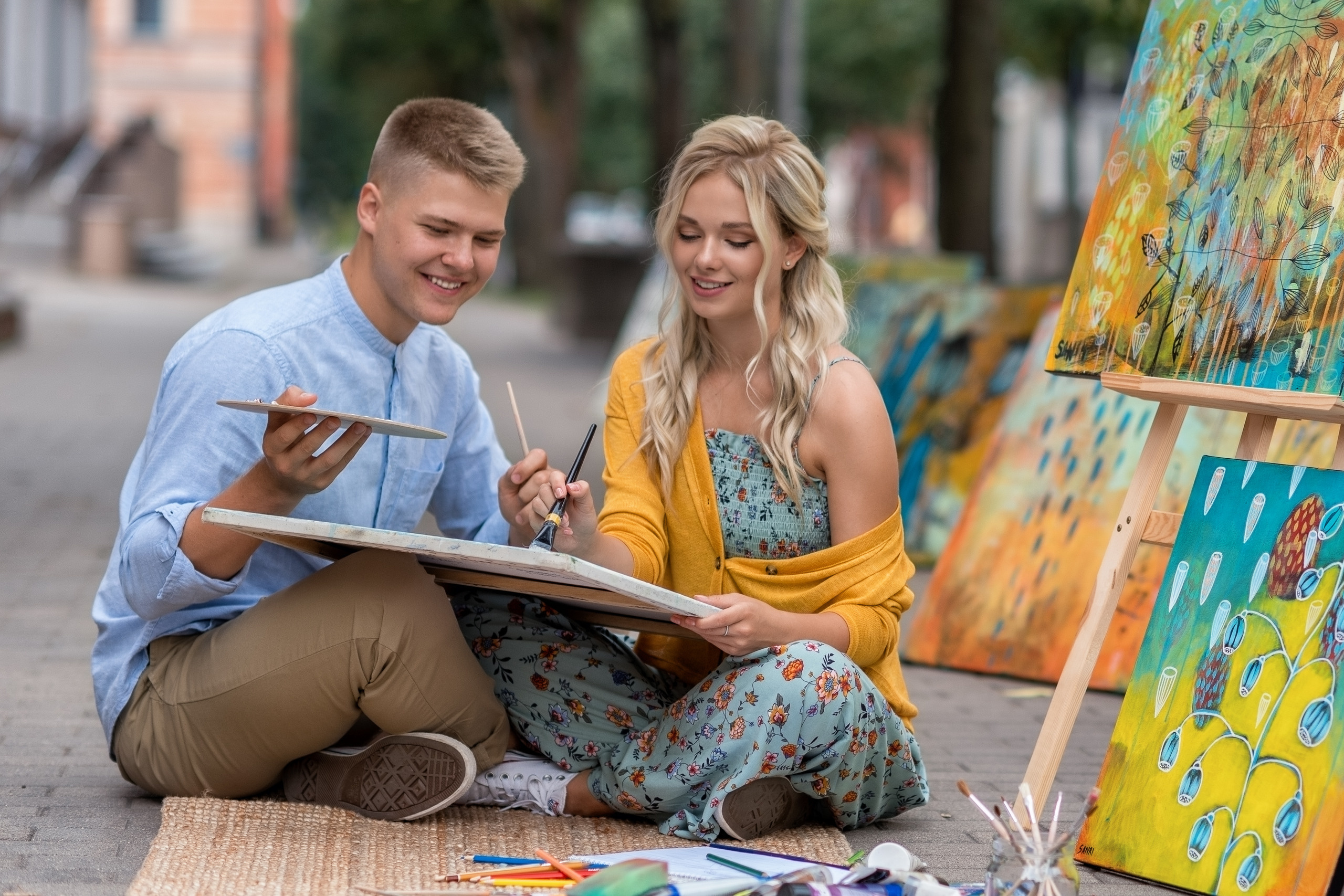 Уличные художники. Фотограф / Даугавпилс / Studija Natalie / Наталья Евменова