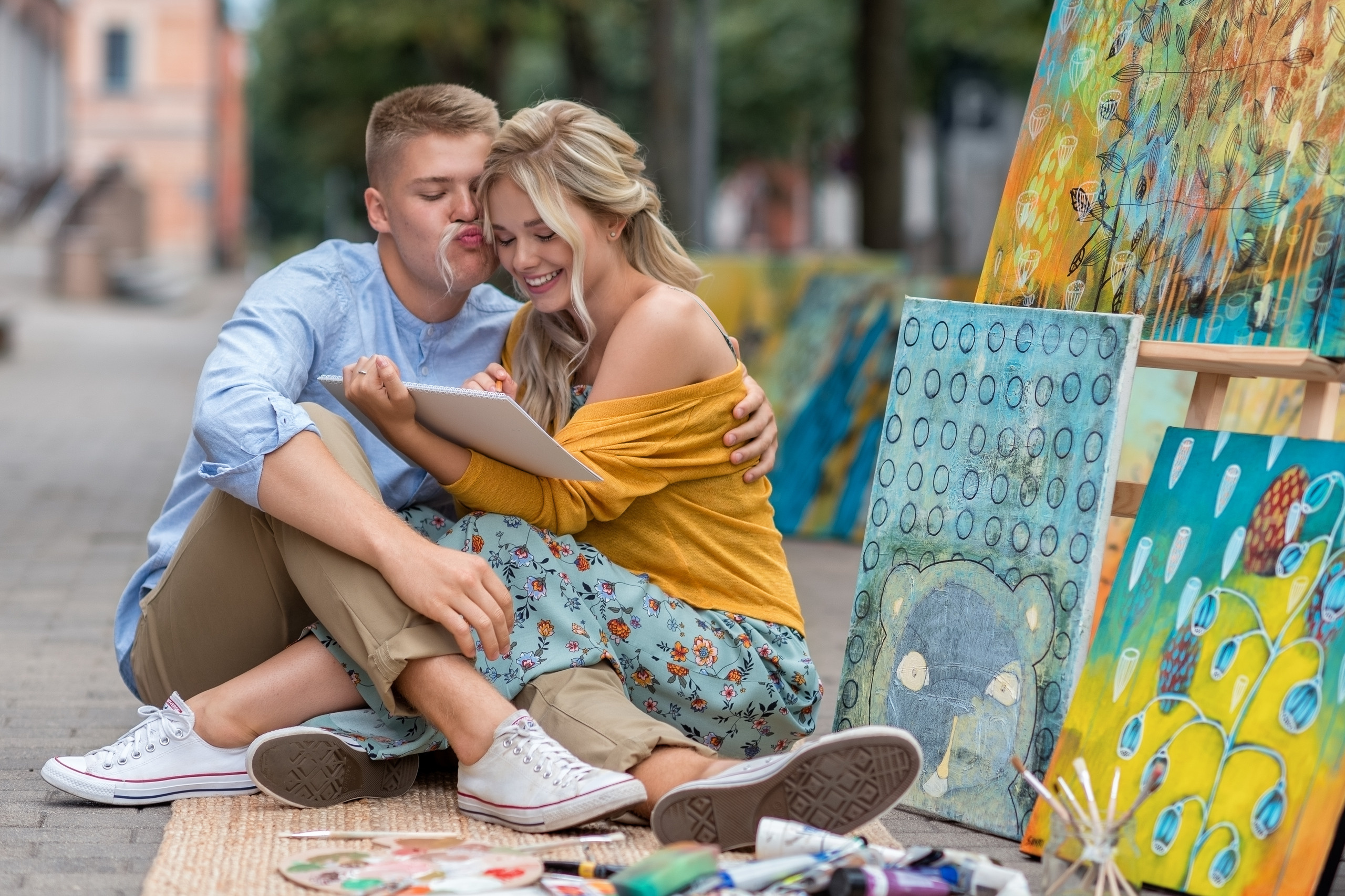 Уличные художники. Фотограф / Даугавпилс / Studija Natalie / Наталья Евменова