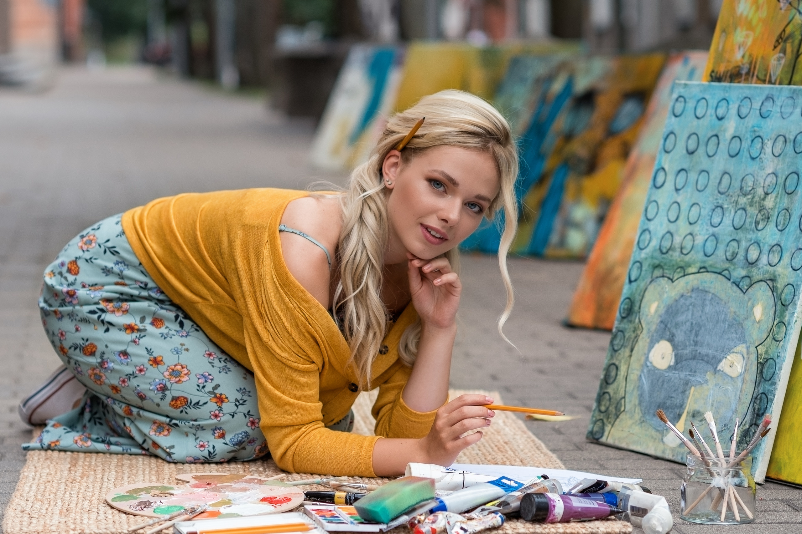 Уличные художники. Фотограф / Даугавпилс / Studija Natalie / Наталья Евменова