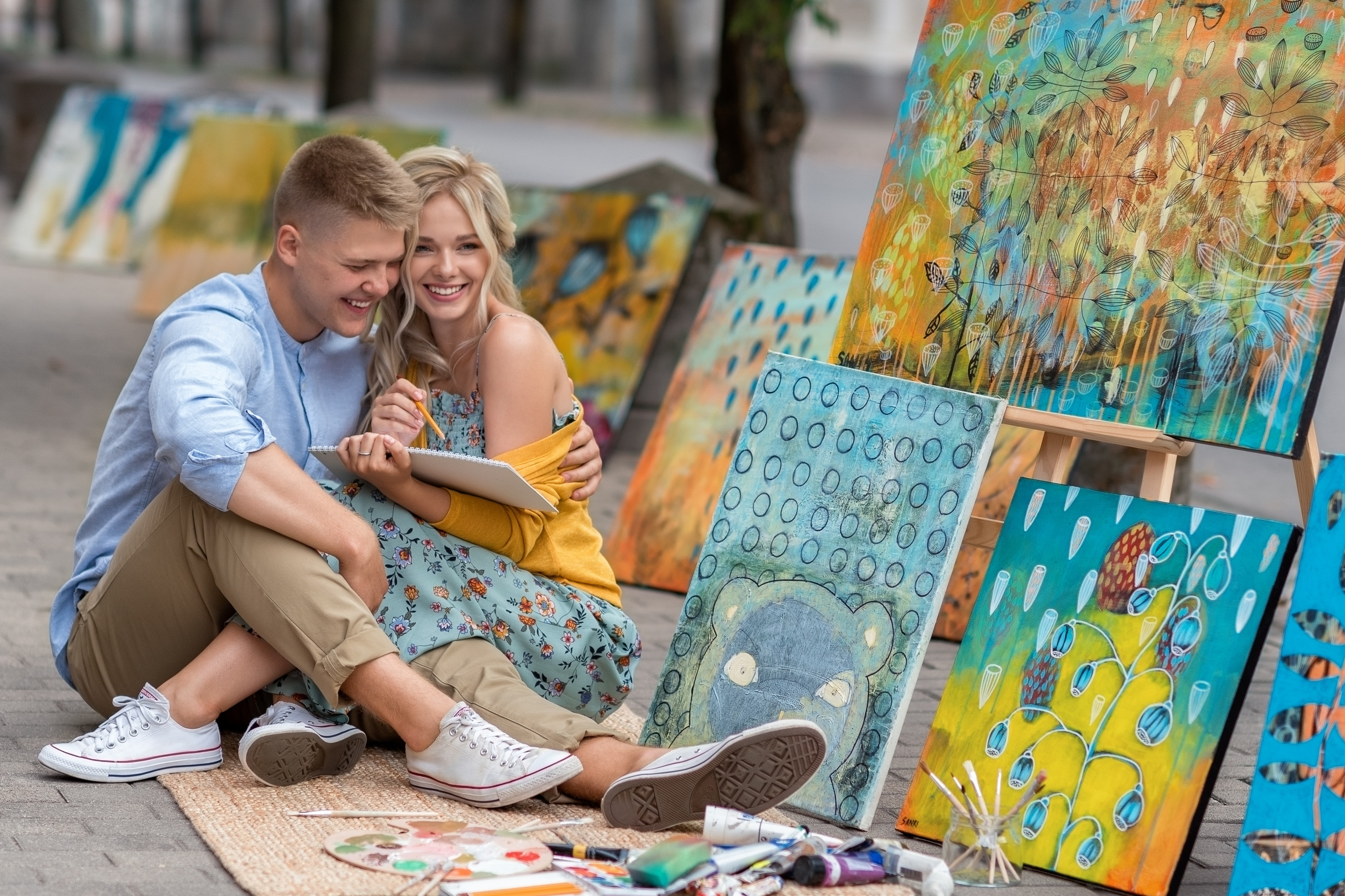 Уличные художники. Фотограф / Даугавпилс / Studija Natalie / Наталья Евменова